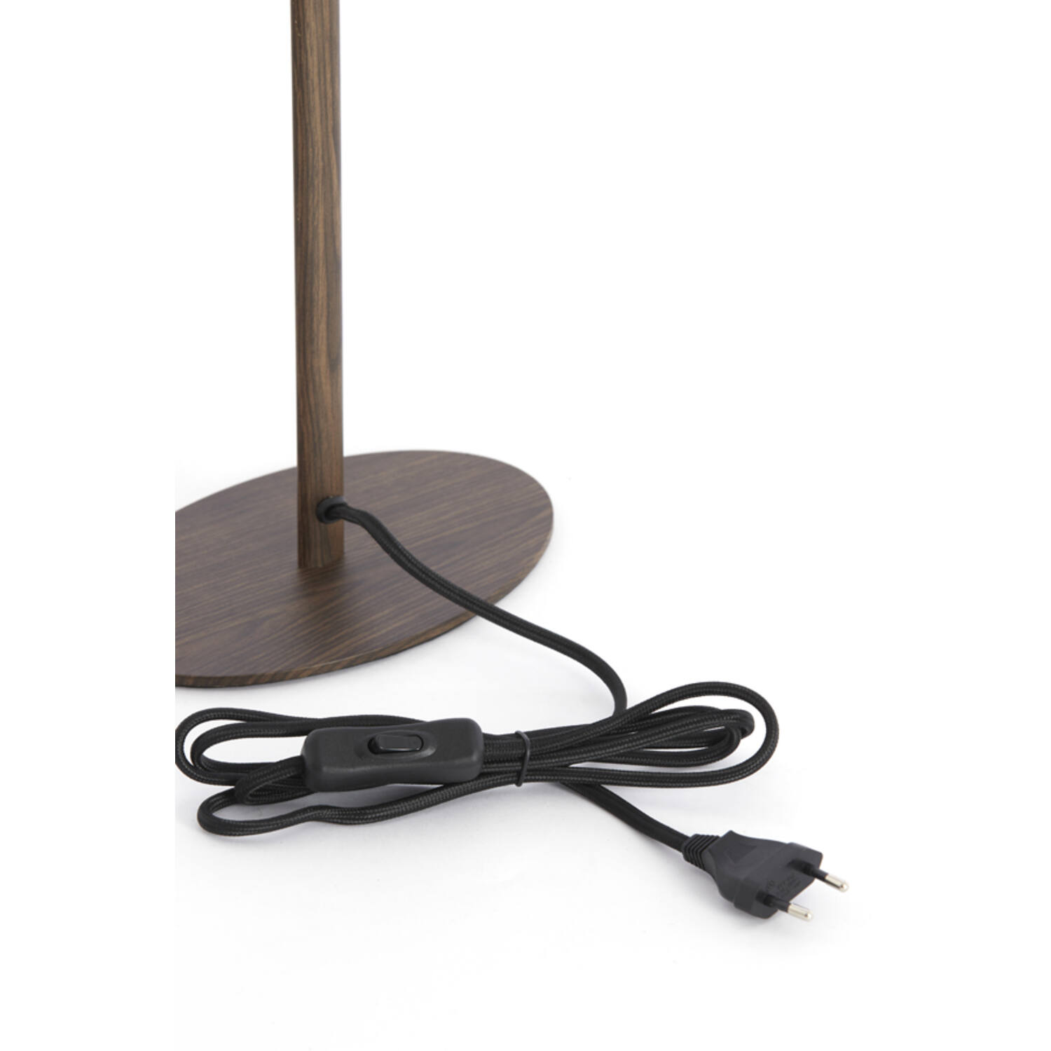 Lamp base 20x13x46 cm CERINI wood print dark brown