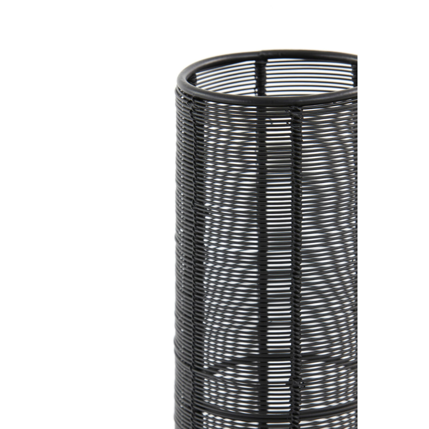 Tafellamp Ø11x39,5 cm LEZUZA mat zwart