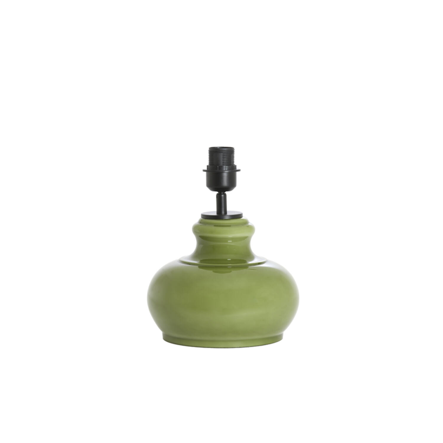 Lamp base Ø23x28,5 cm VERDE glass olive green