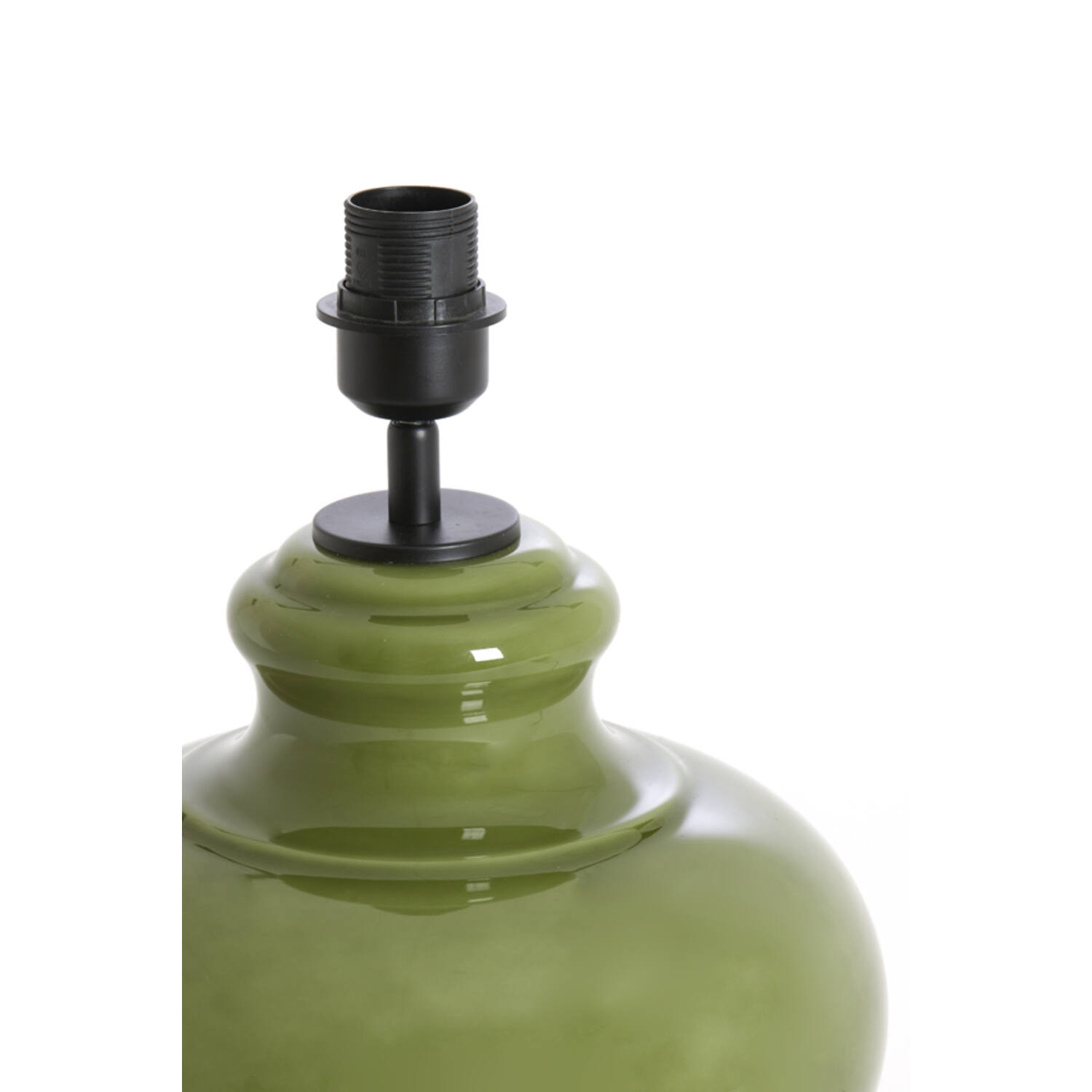 Lamp base Ø23x28,5 cm VERDE glass olive green