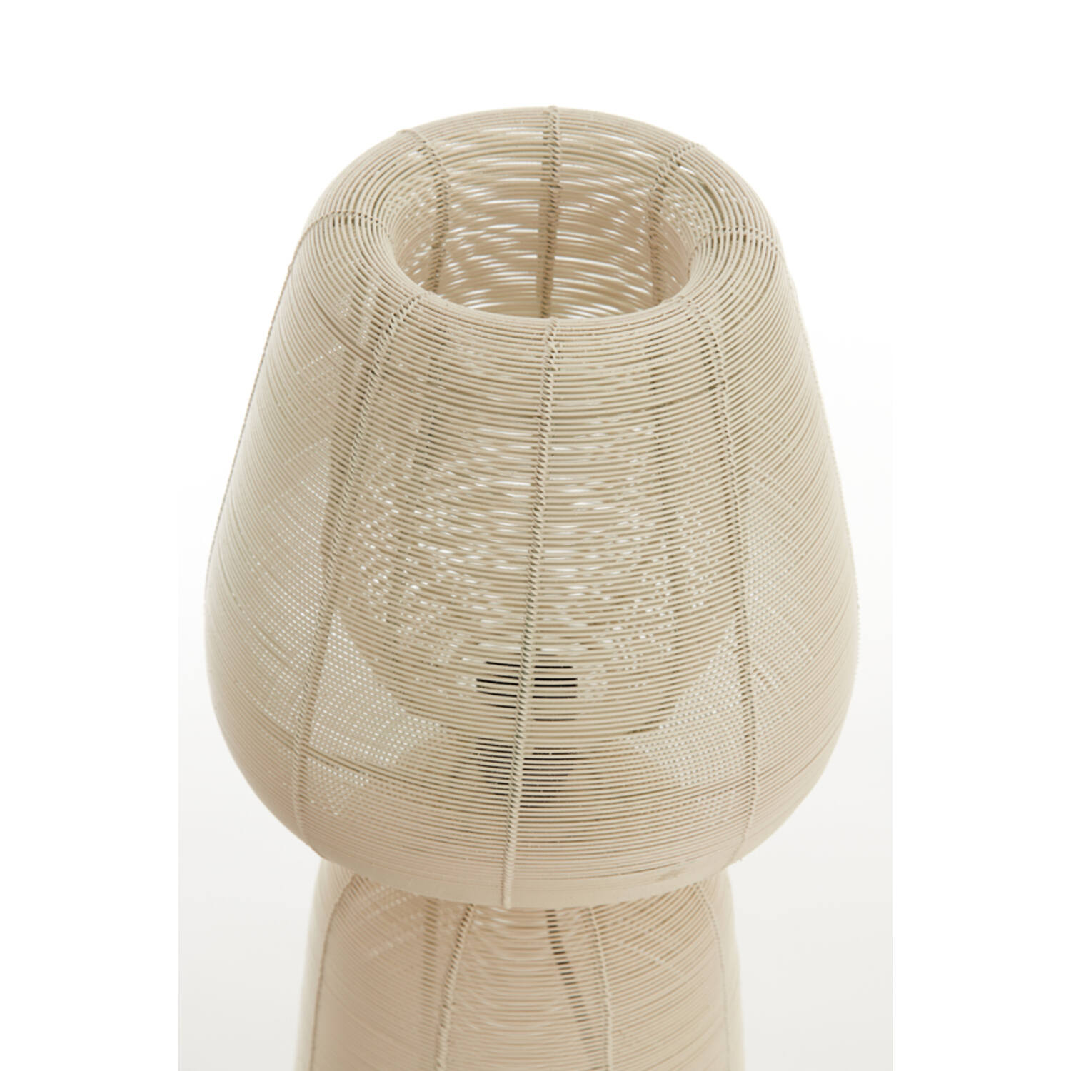 Tafellamp Ø24x54 cm ABOSO crème