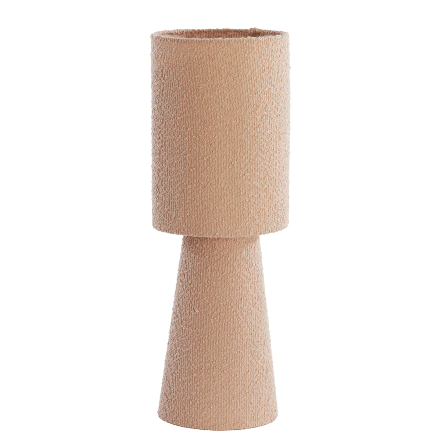 Table lamp Ø20x58 cm MIKKEL bouclé sand