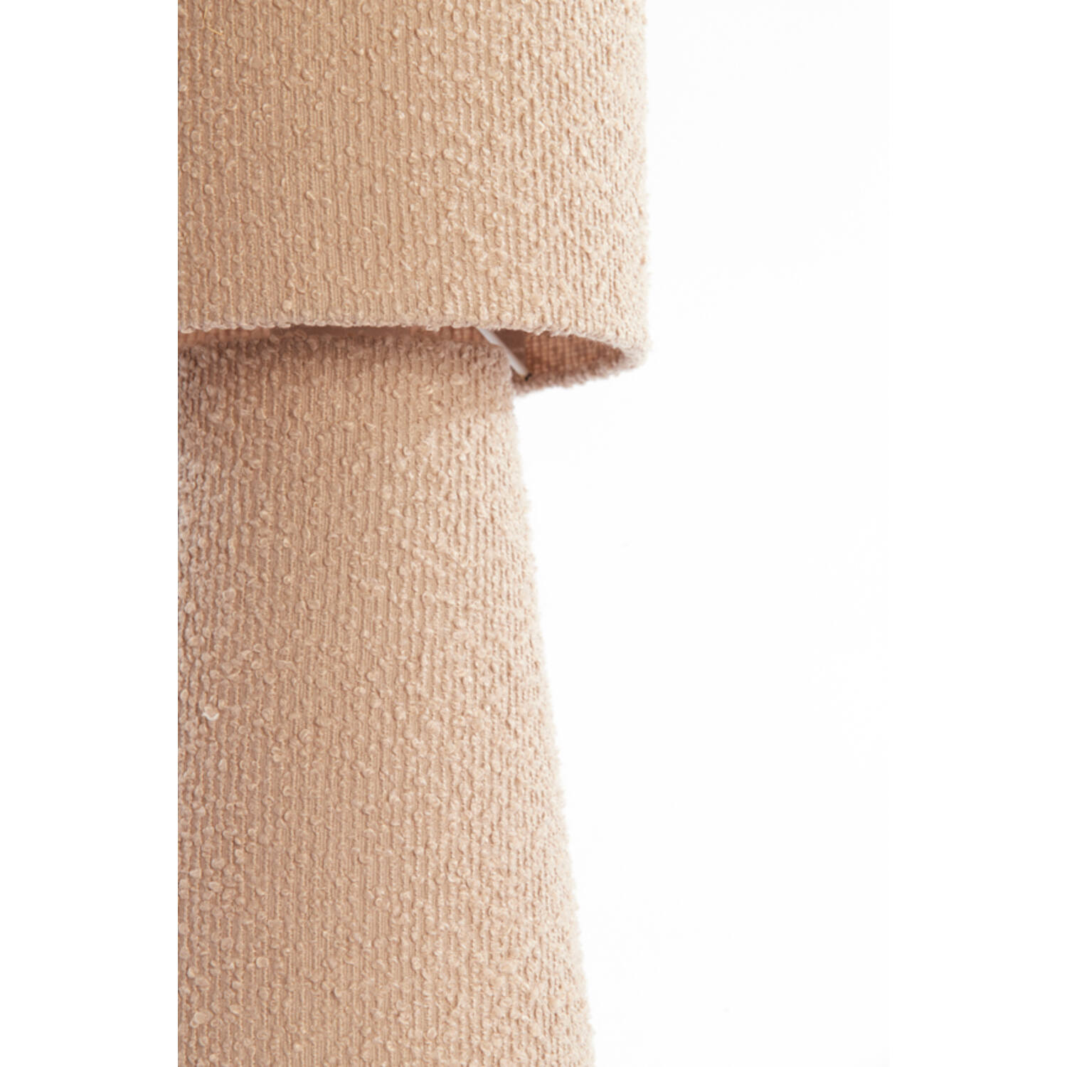 Table lamp Ø20x58 cm MIKKEL bouclé sand