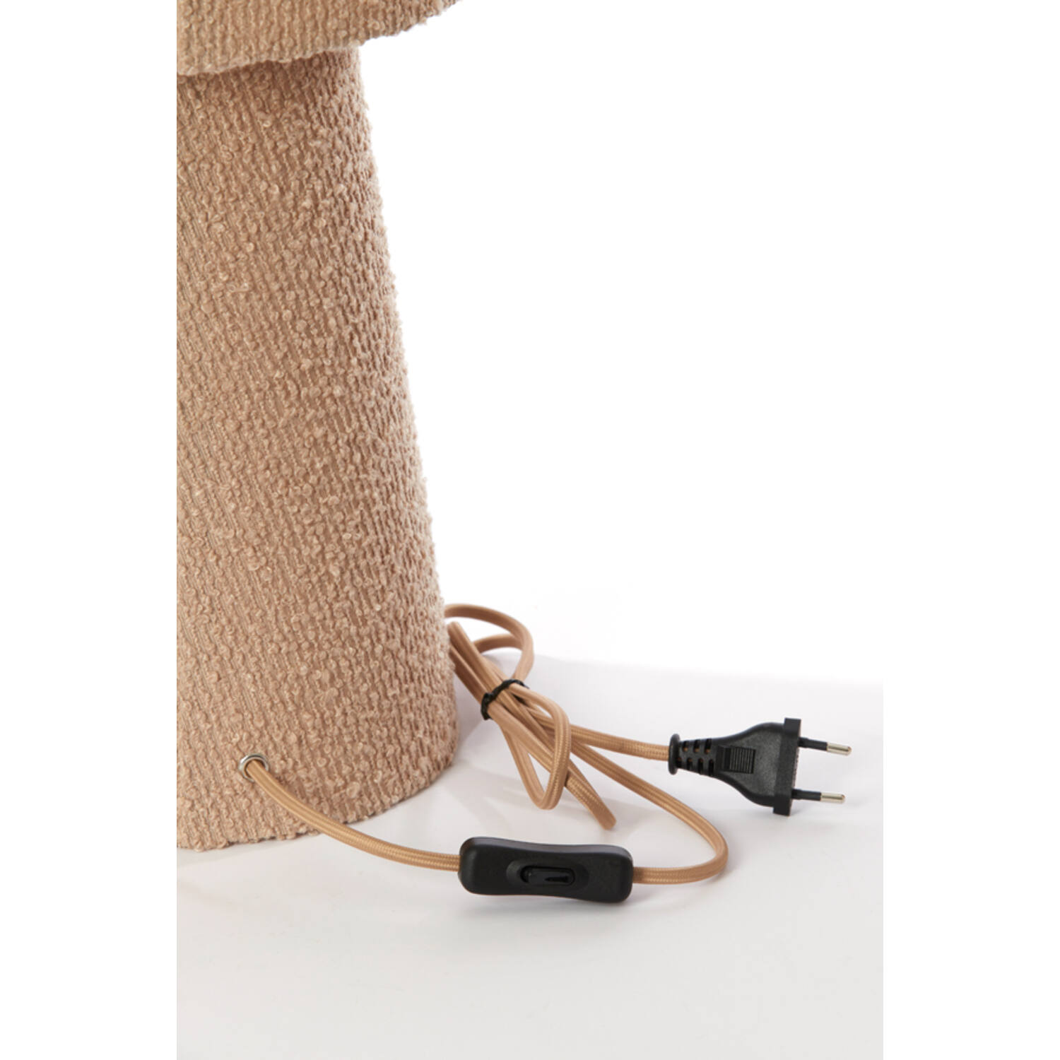 Table lamp Ø20x58 cm MIKKEL bouclé sand