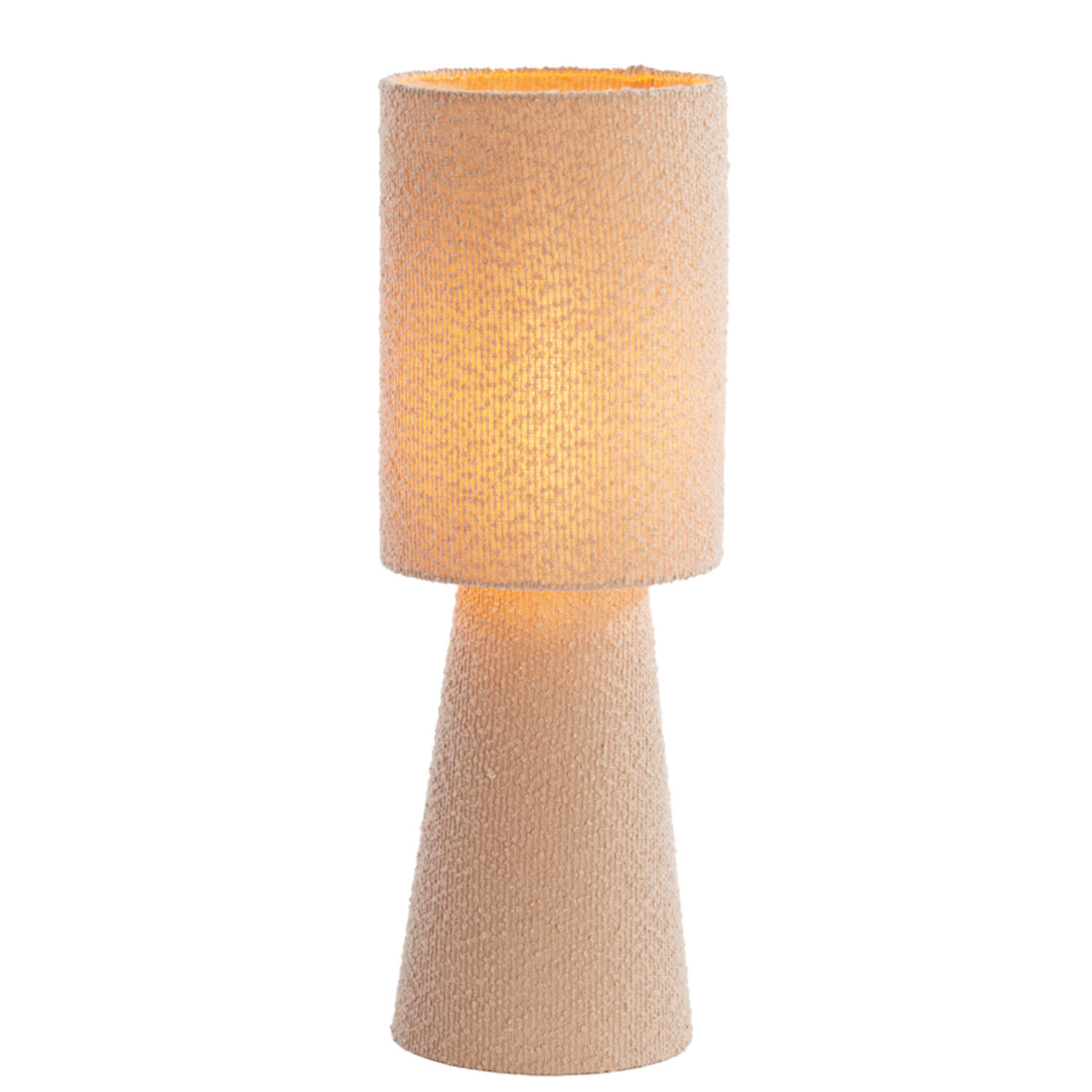 Table lamp Ø20x58 cm MIKKEL bouclé sand