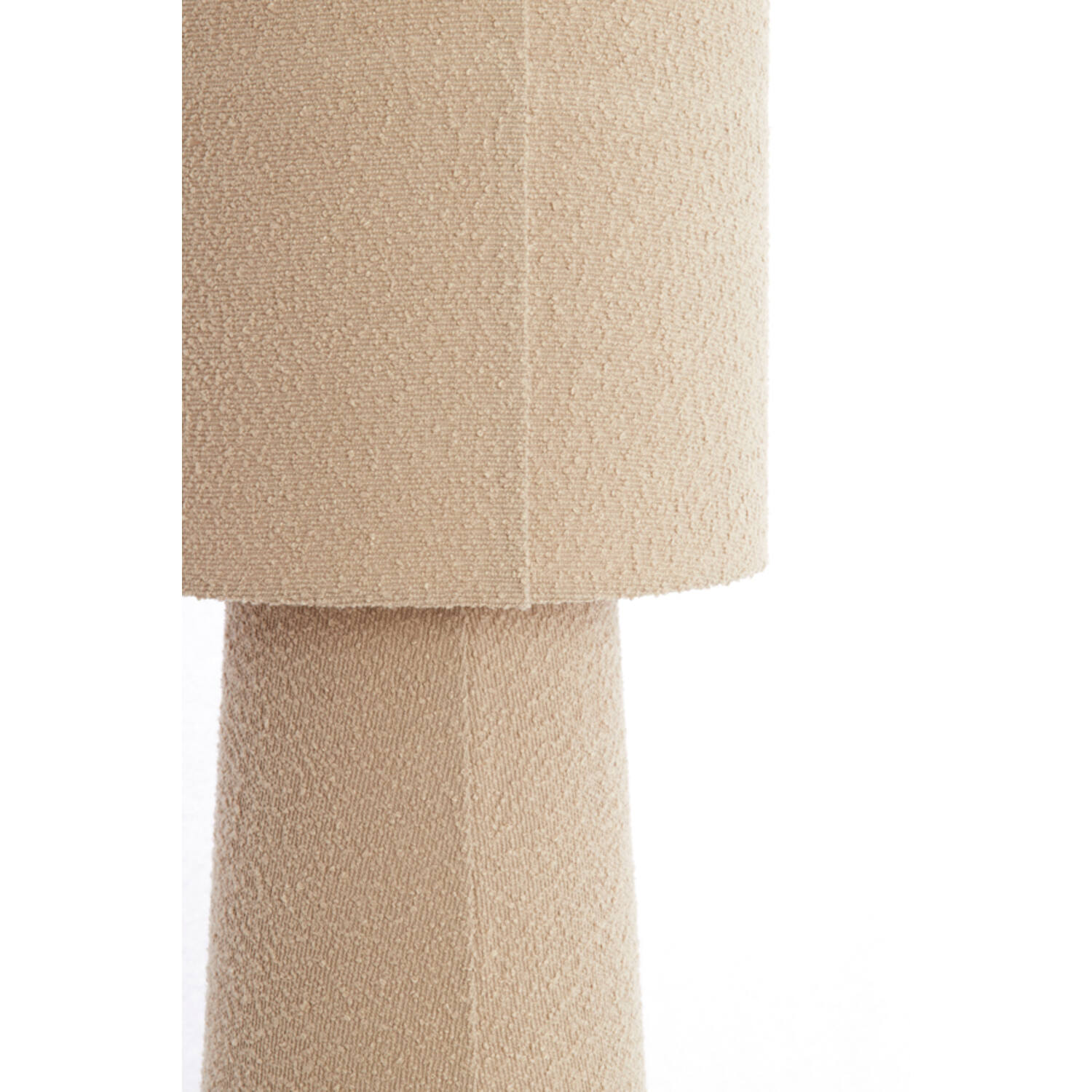 Vloerlamp Ø40x165 cm MIKKEL bouclé zand