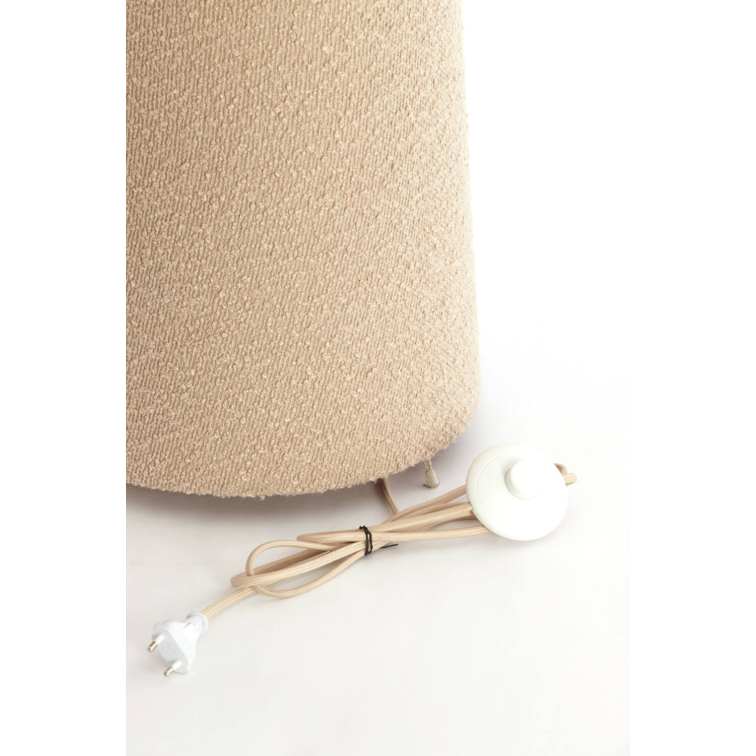 Vloerlamp Ø40x165 cm MIKKEL bouclé zand