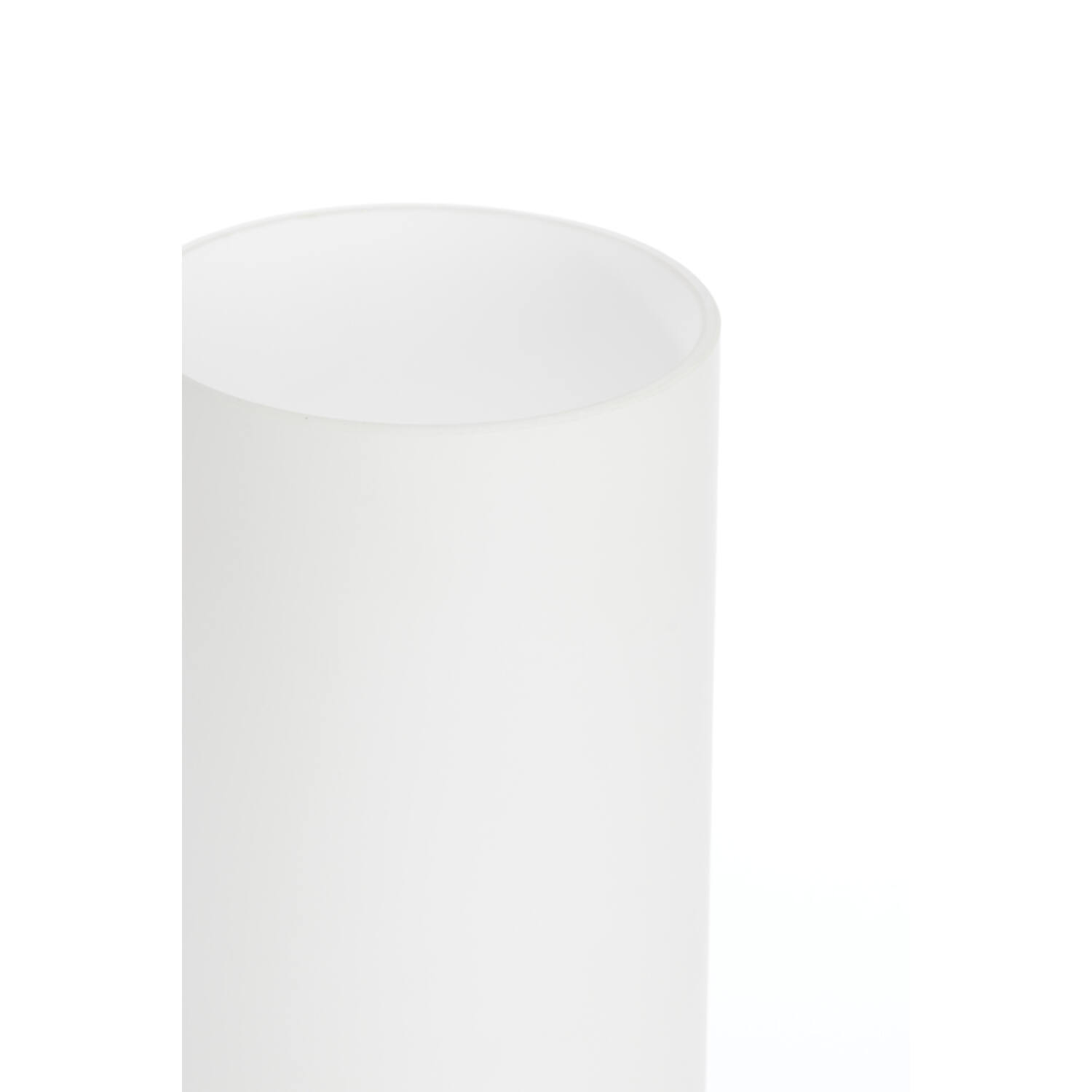 Tafellamp Ø12x35 cm RYLANO glas melk+zand+antiek brons