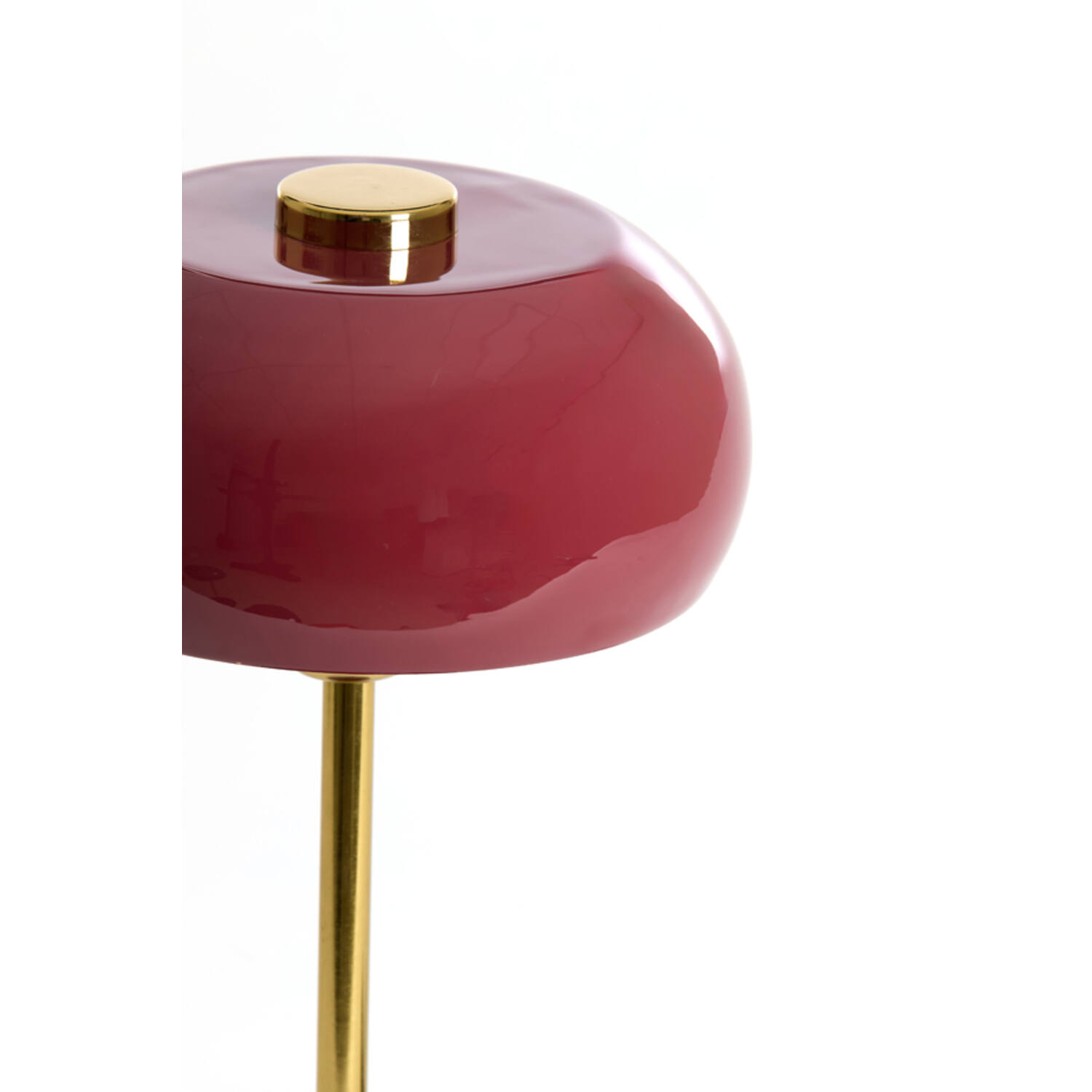 Table lamp Ø23x40 cm SURIN shiny burgundy+gold