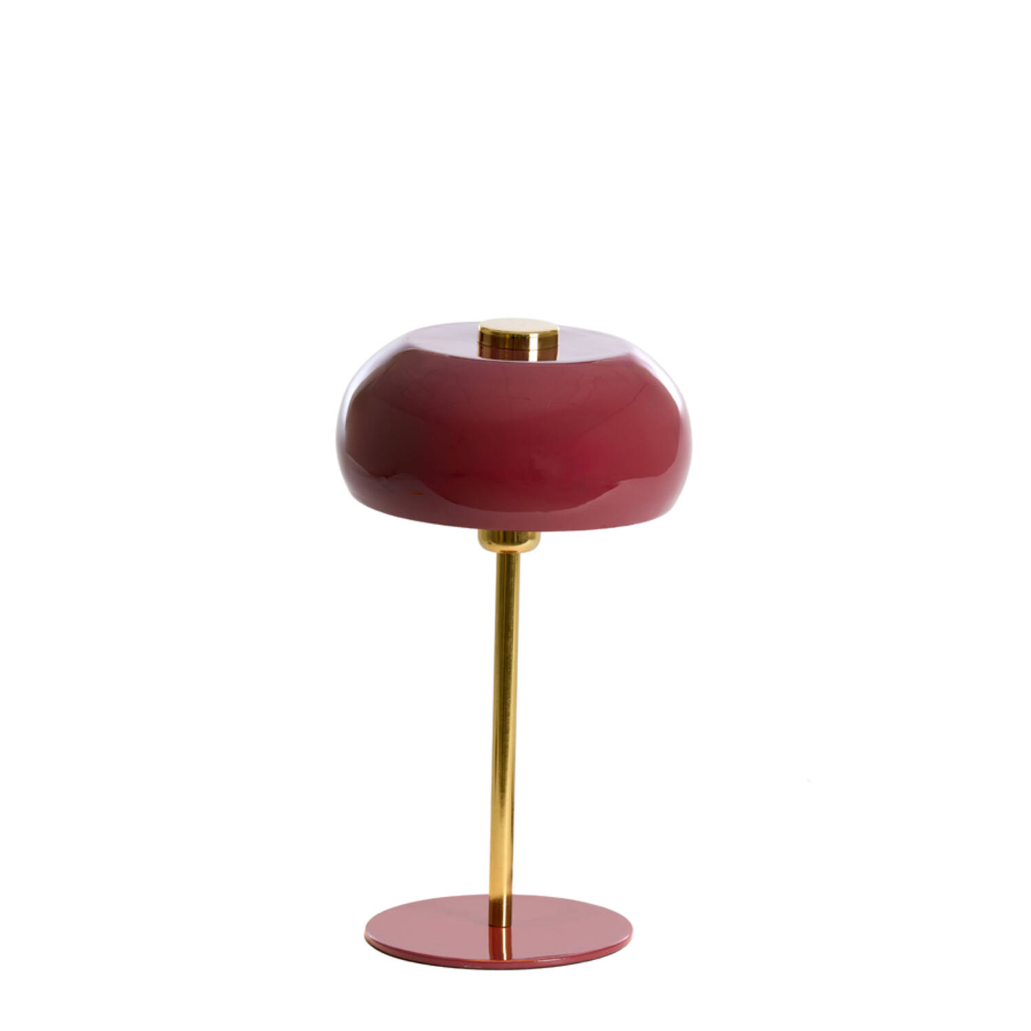 Table lamp Ø23x40 cm SURIN shiny burgundy+gold