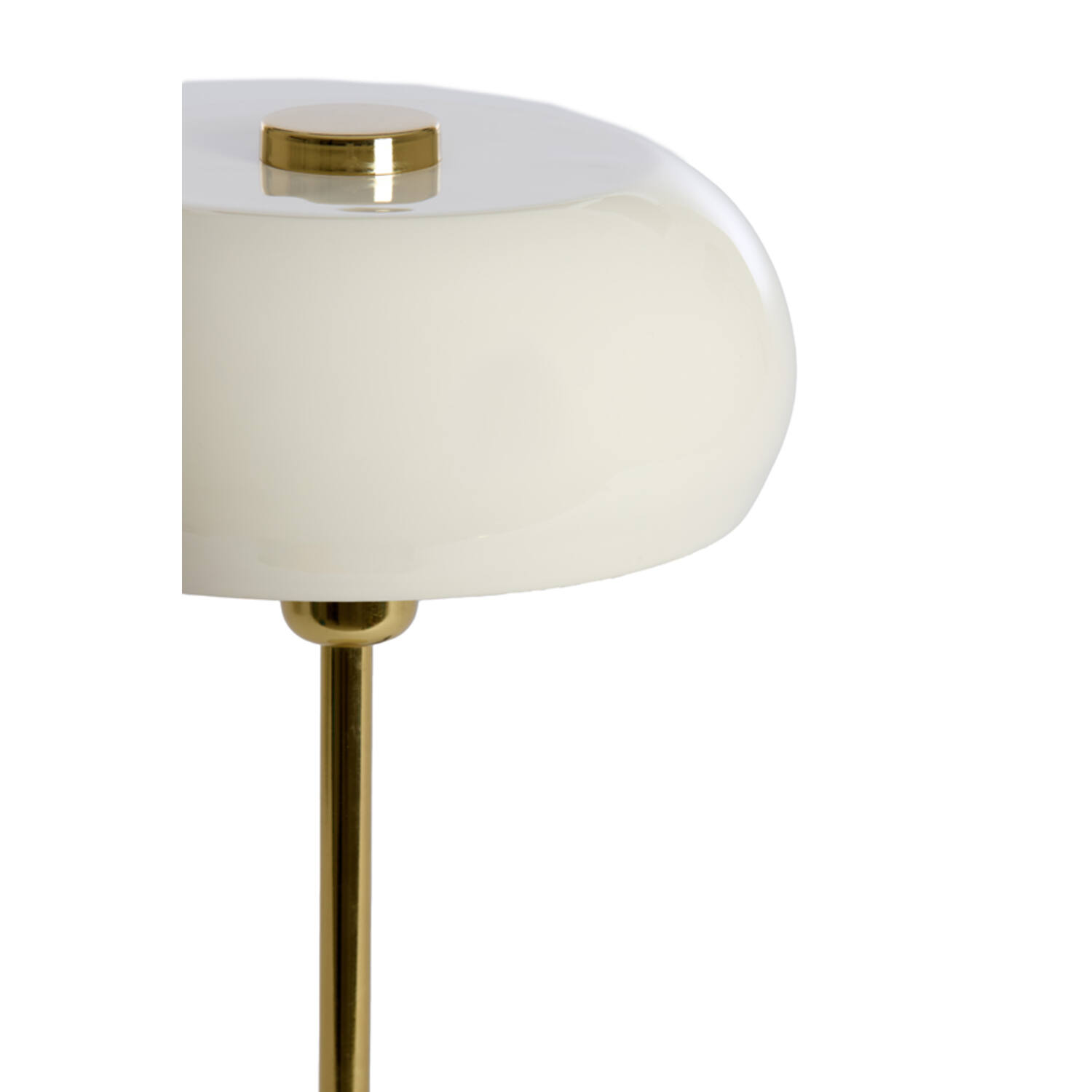 Tafellamp Ø26x47 cm SURIN glans crème+goud