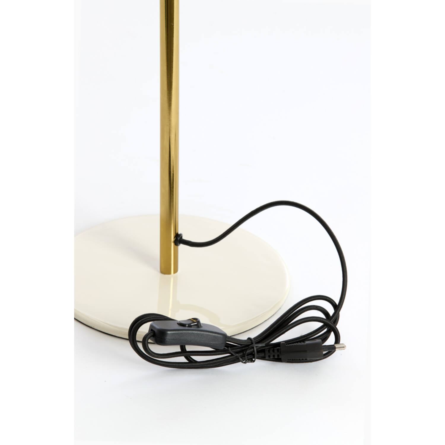 Tafellamp Ø26x47 cm SURIN glans crème+goud