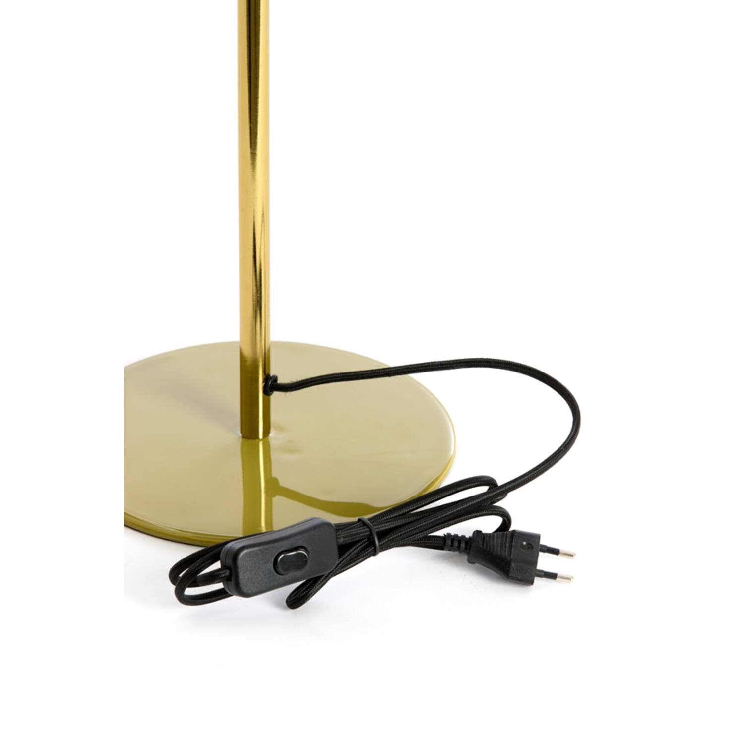 Tafellamp Ø26x47 cm SURIN glans olijf groen+goud