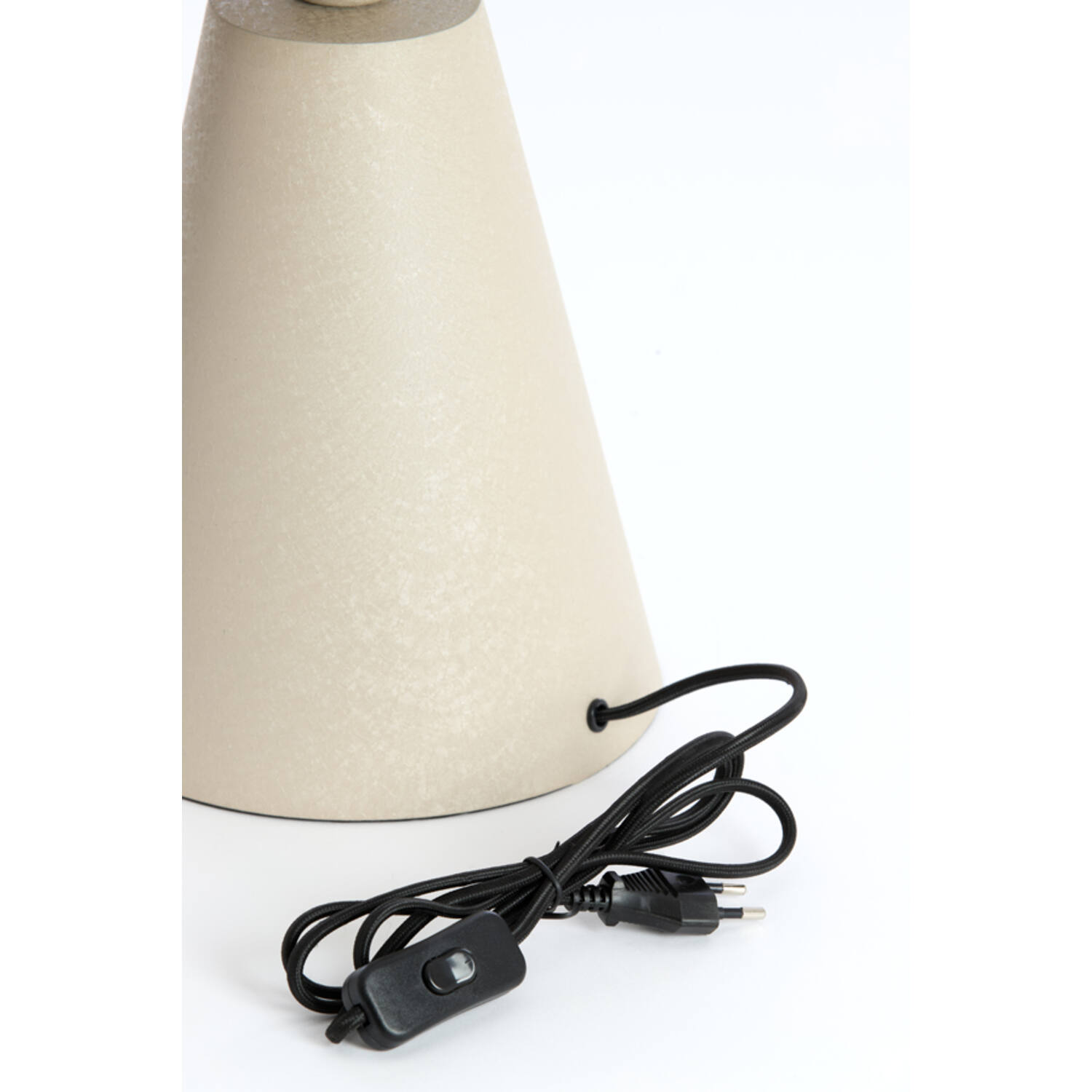 Tafellamp Ø26x41 cm SURRINA mat licht grijs