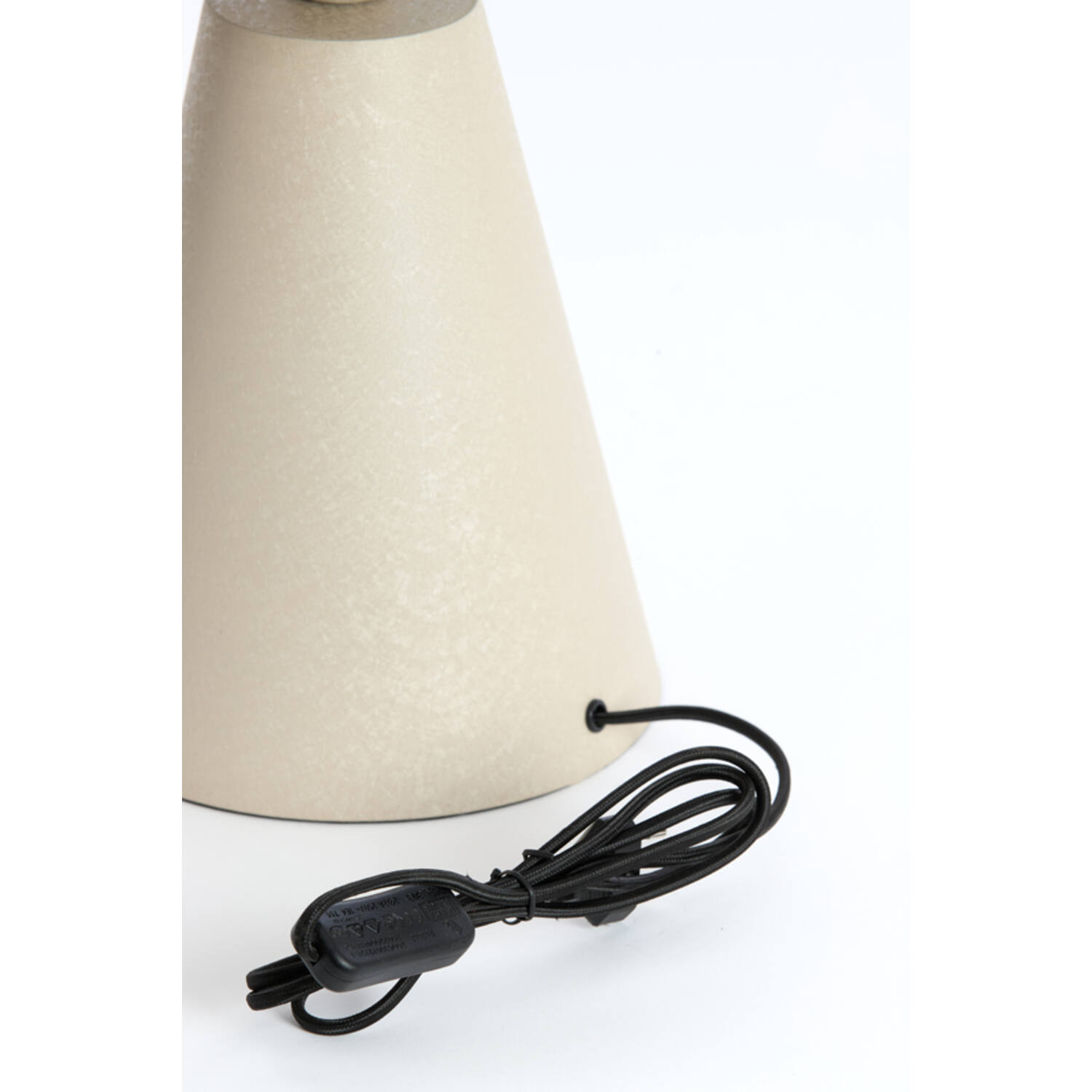 Tafellamp Ø26x41 cm SURRINA mat licht grijs