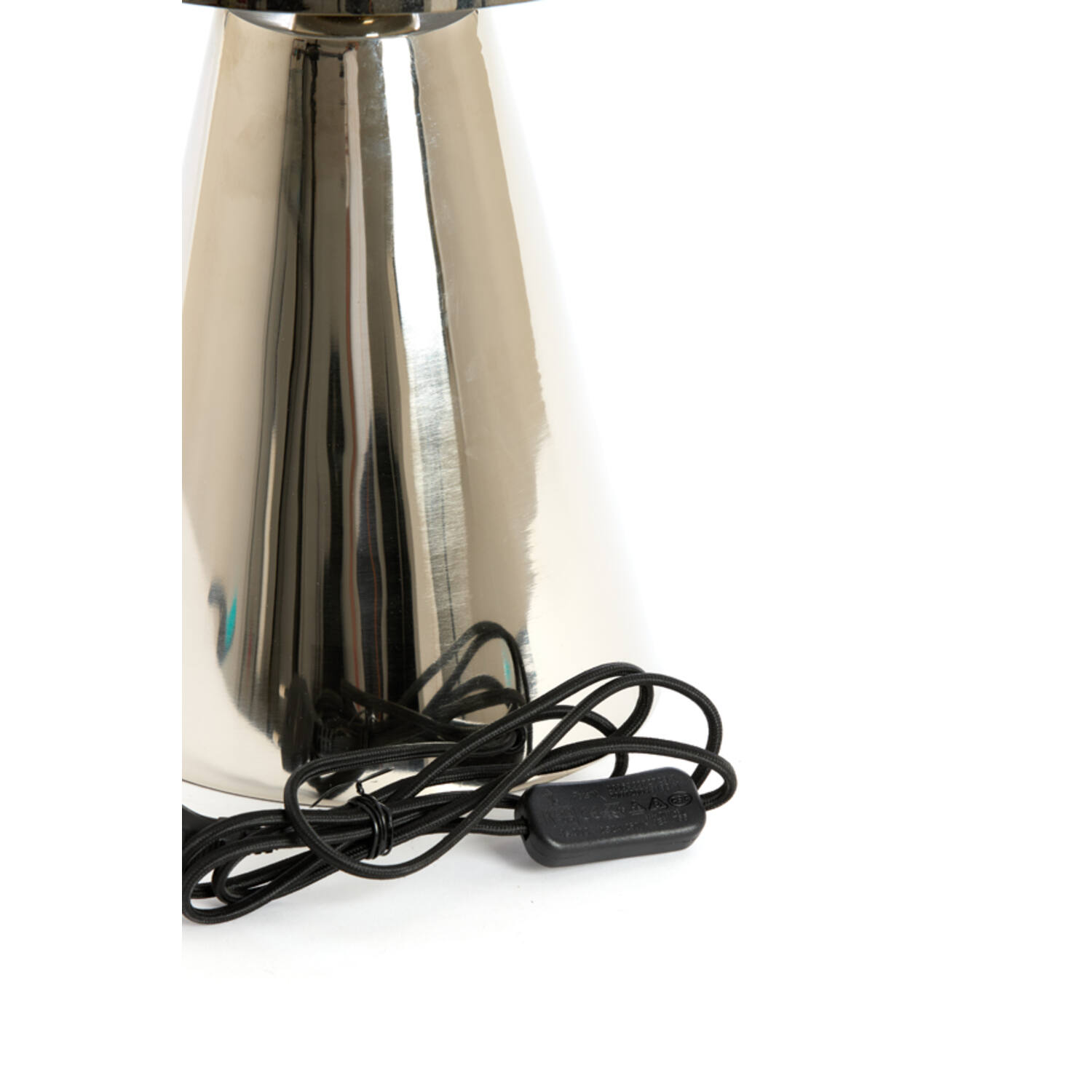Table lamp Ø31x49 cm SURRINA shiny nickel