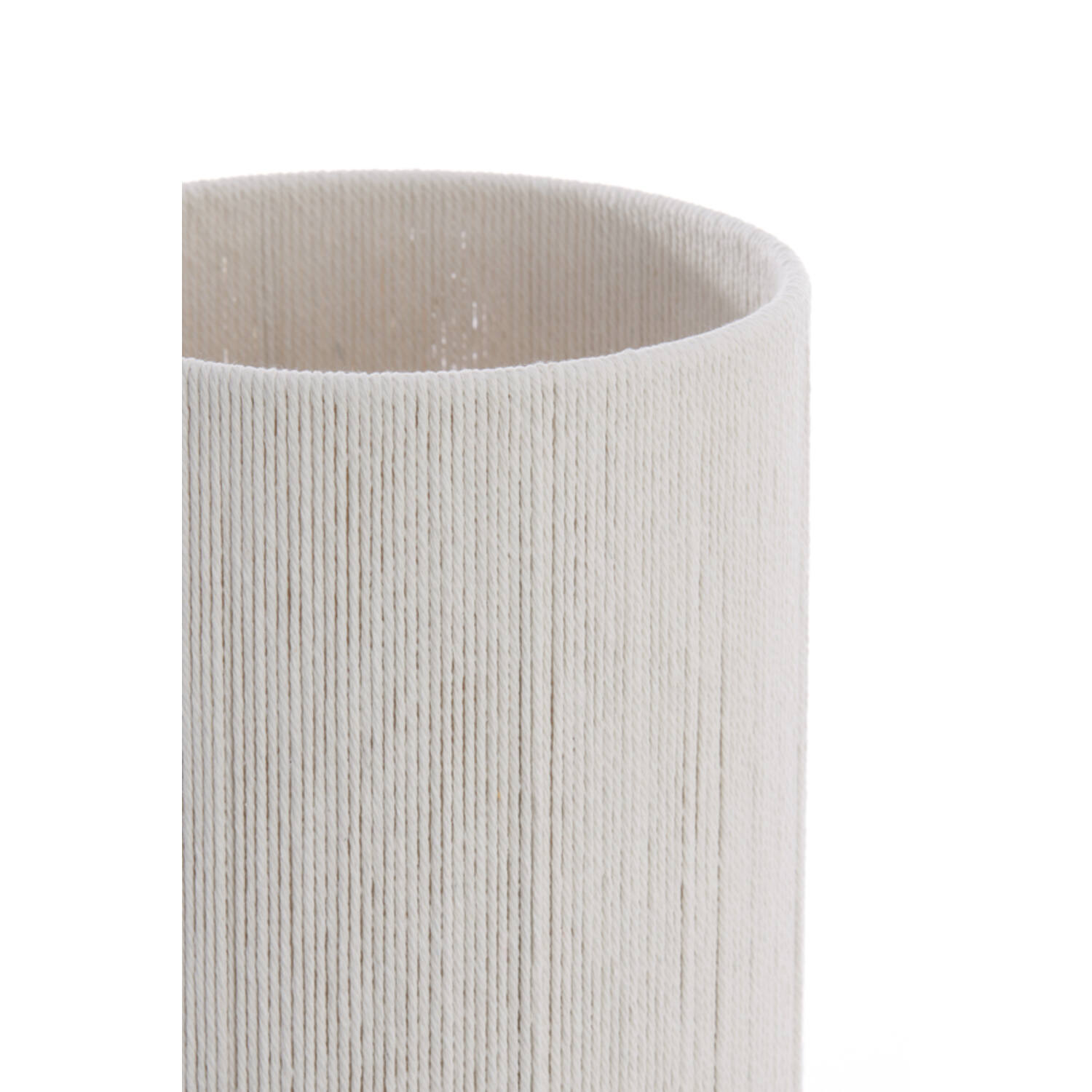 Table lamp Ø22x67,5 cm DANIALO wood print natural+rope cream