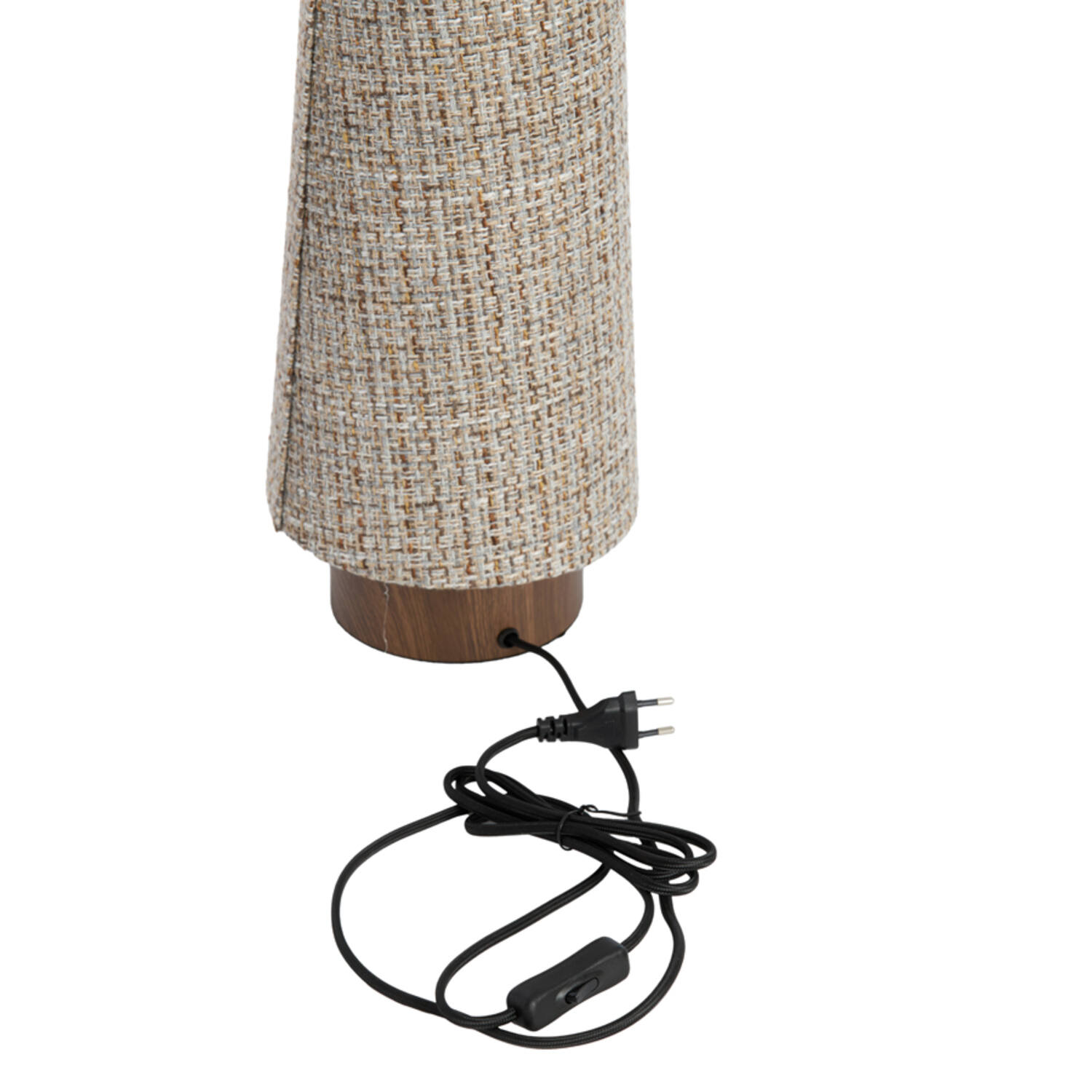 Table lamp Ø15x42 cm HOWIE wood print dark brown+light brown