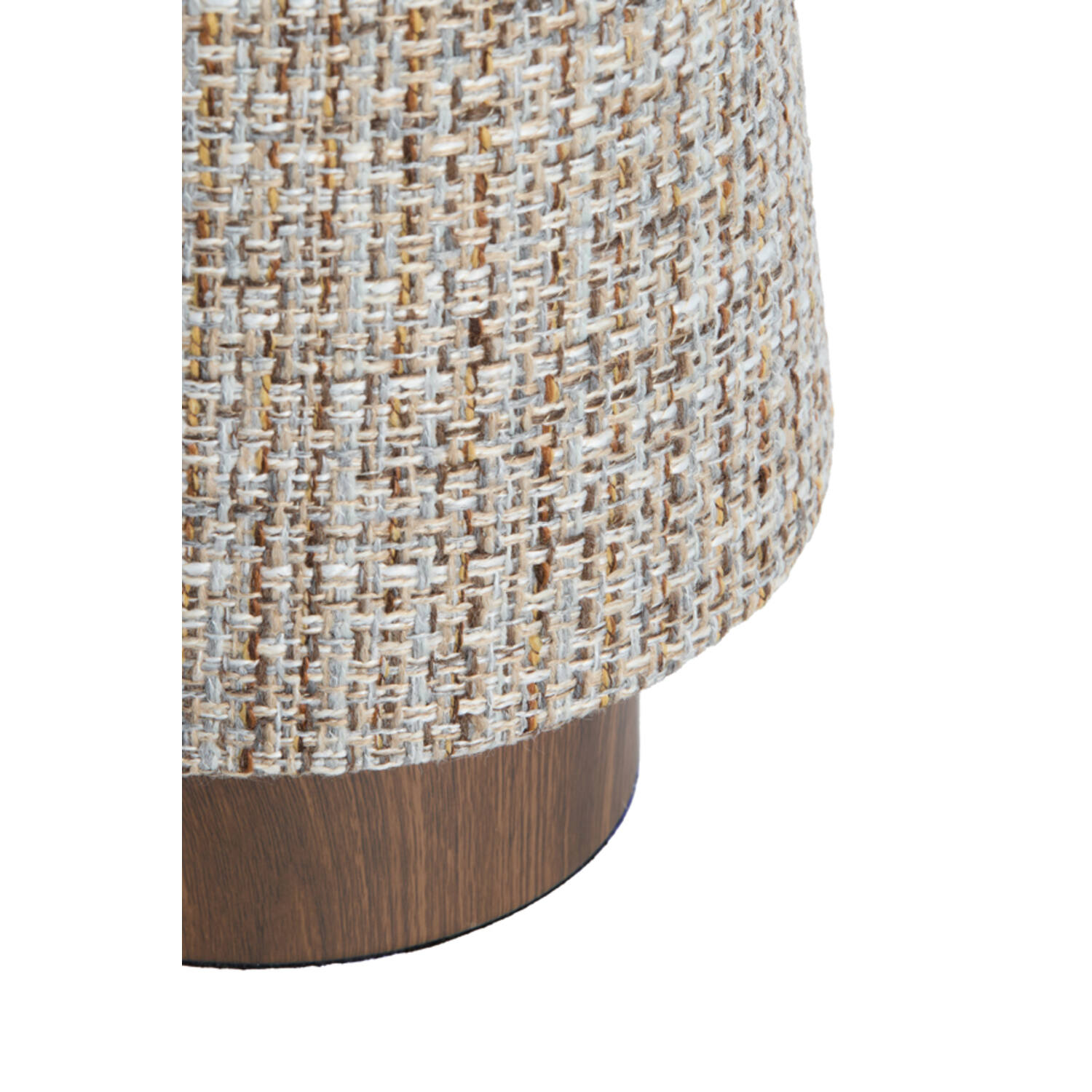 Tafellamp Ø19x52,5 cm HOWIE hout print d bruin+licht bruin