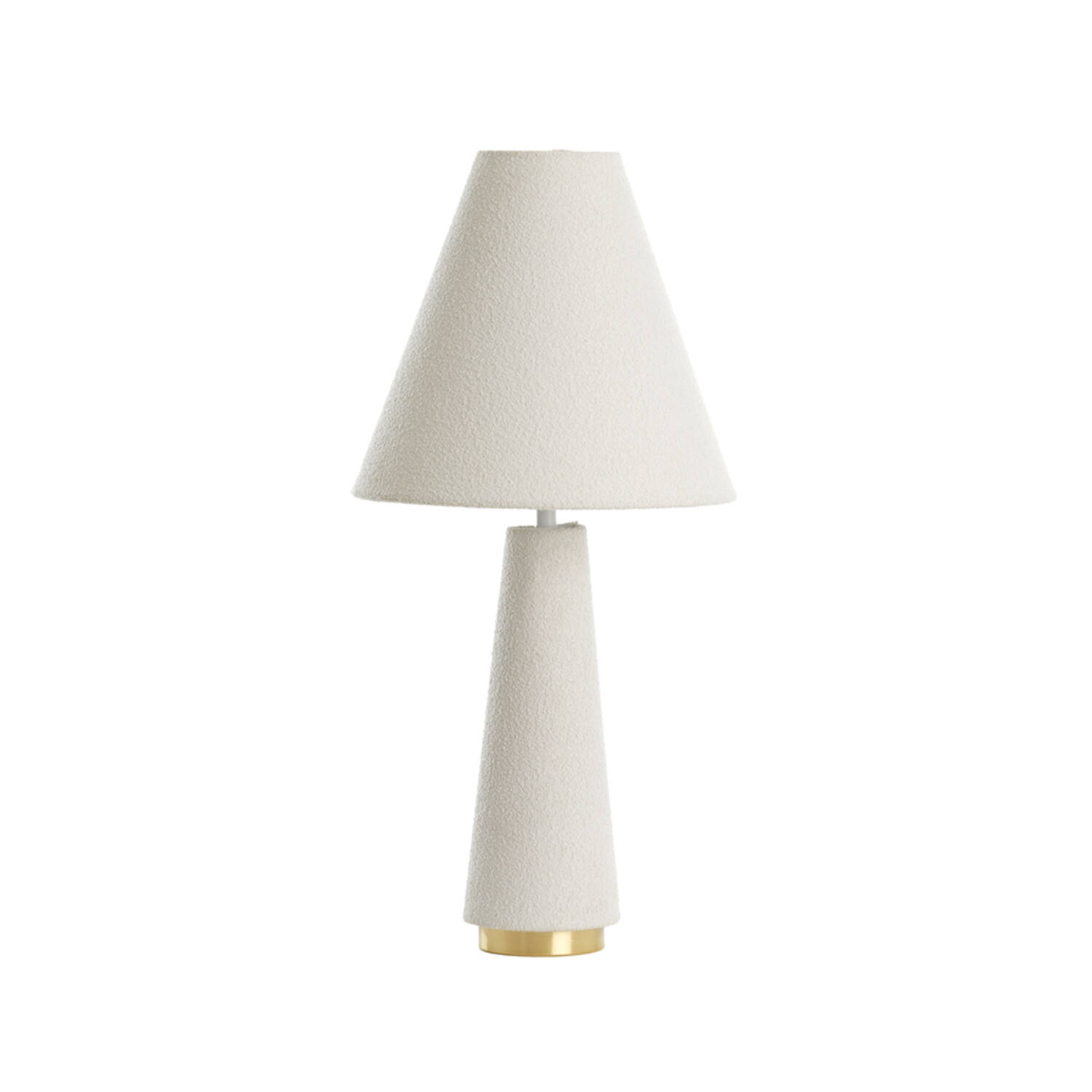 Table lamp Ø30x61 cm DEVIA bouclé cream