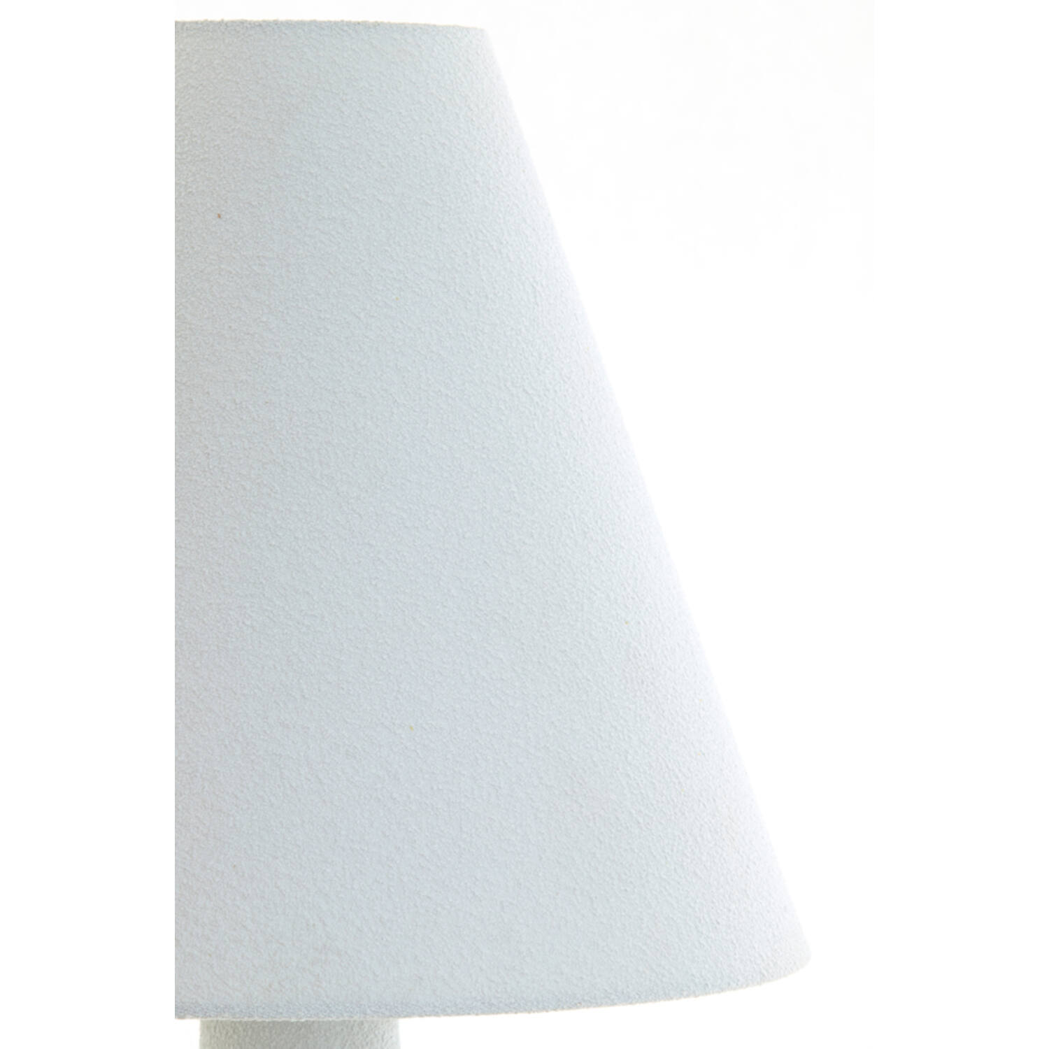 Vloerlamp Ø50x168 cm DEVIA bouclé crème