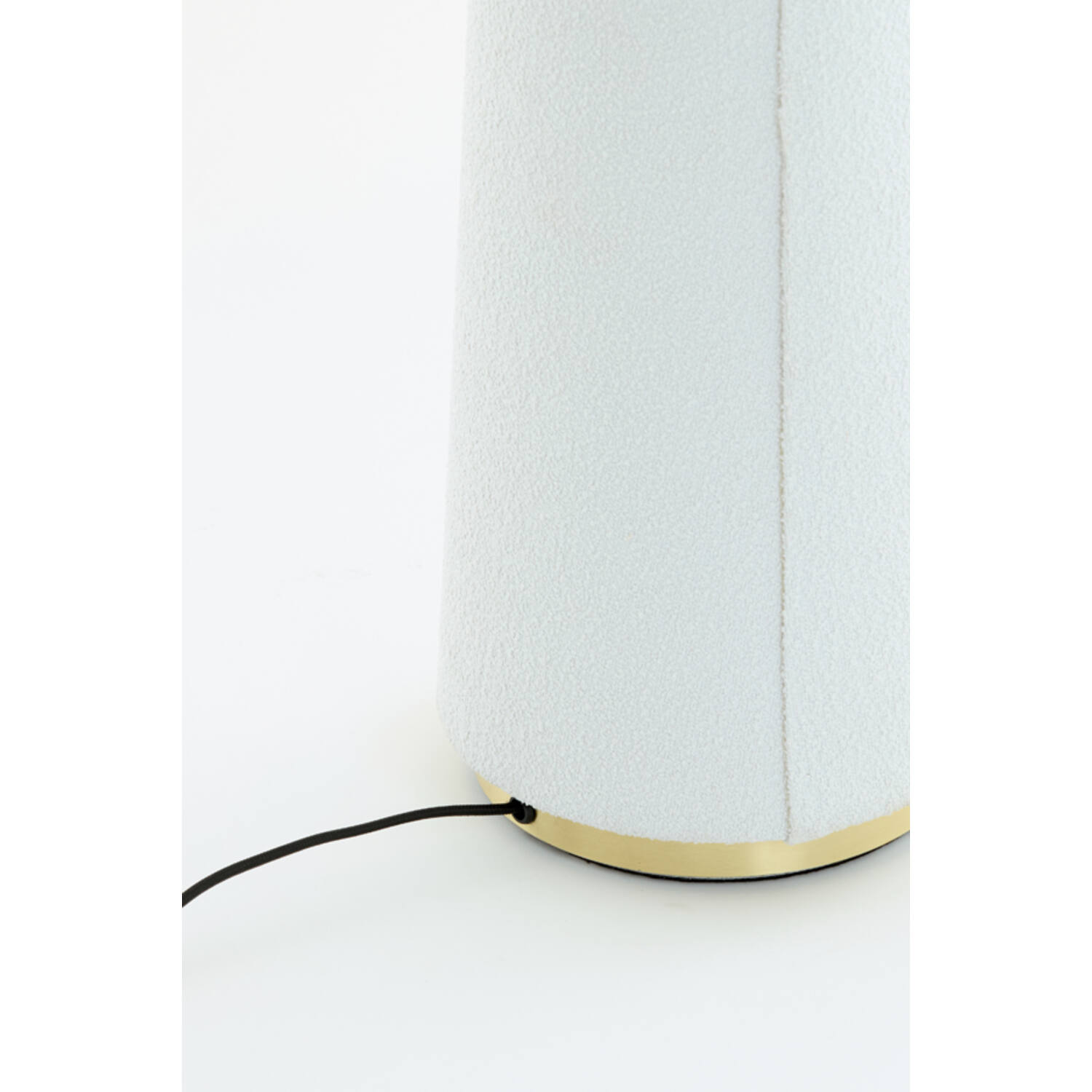 Vloerlamp Ø50x168 cm DEVIA bouclé crème