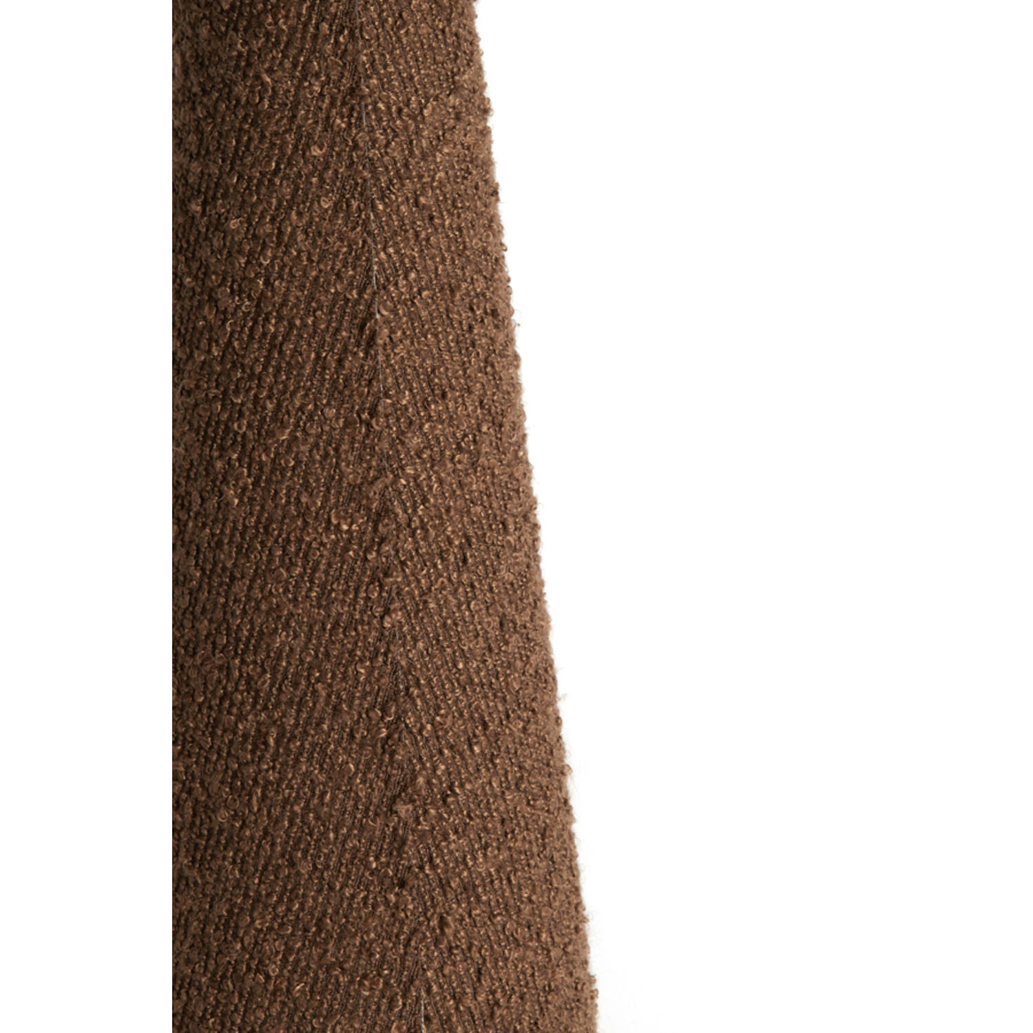Floor lamp Ø50x168 cm DEVIA bouclé brown