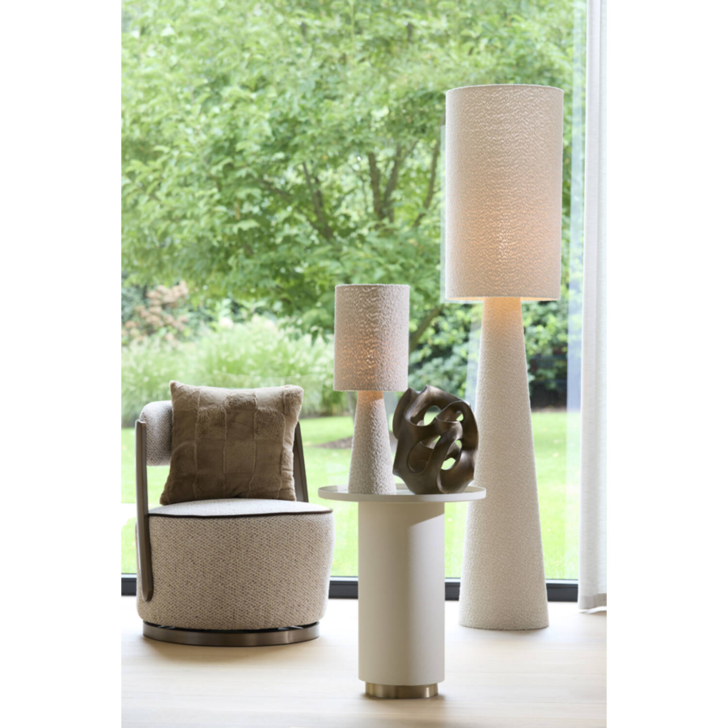 Vloerlamp Ø38x180 cm MICKY zand
