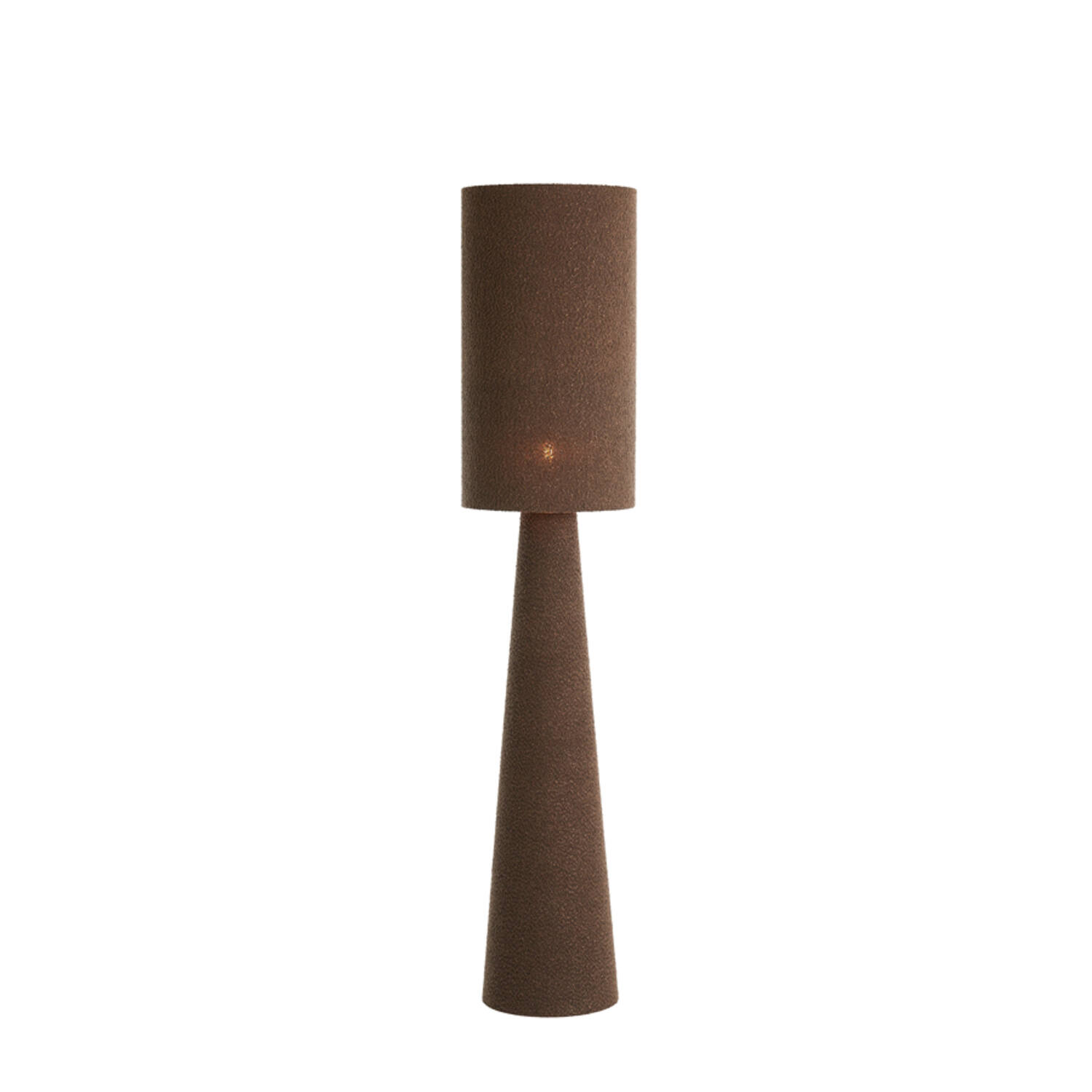 Vloerlamp Ø38x180 cm MICKY bouclé bruin