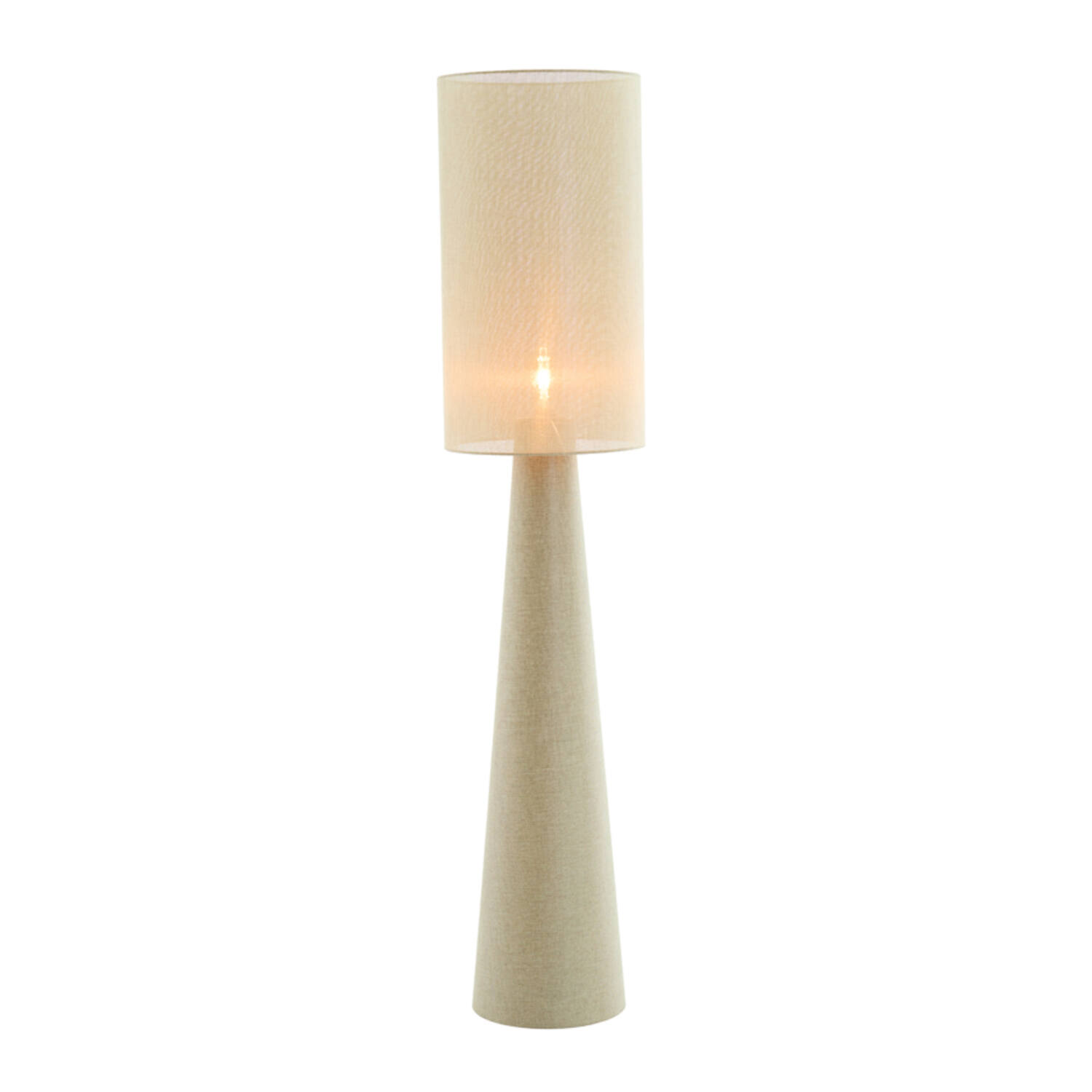 Vloerlamp Ø38x180 cm MICKY linnen olijf groen