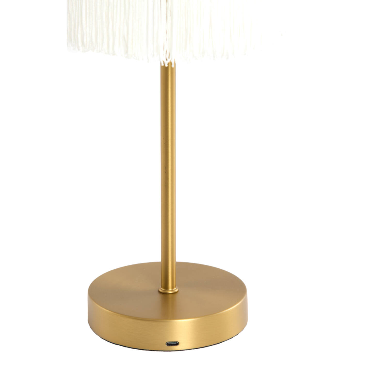 Tafellamp LED Ø17x35 cm DINY antiek brons+crème