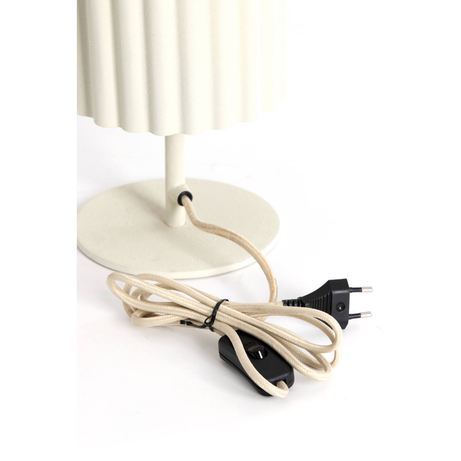 Tafellamp Ø16x42 cm ARDALES crème