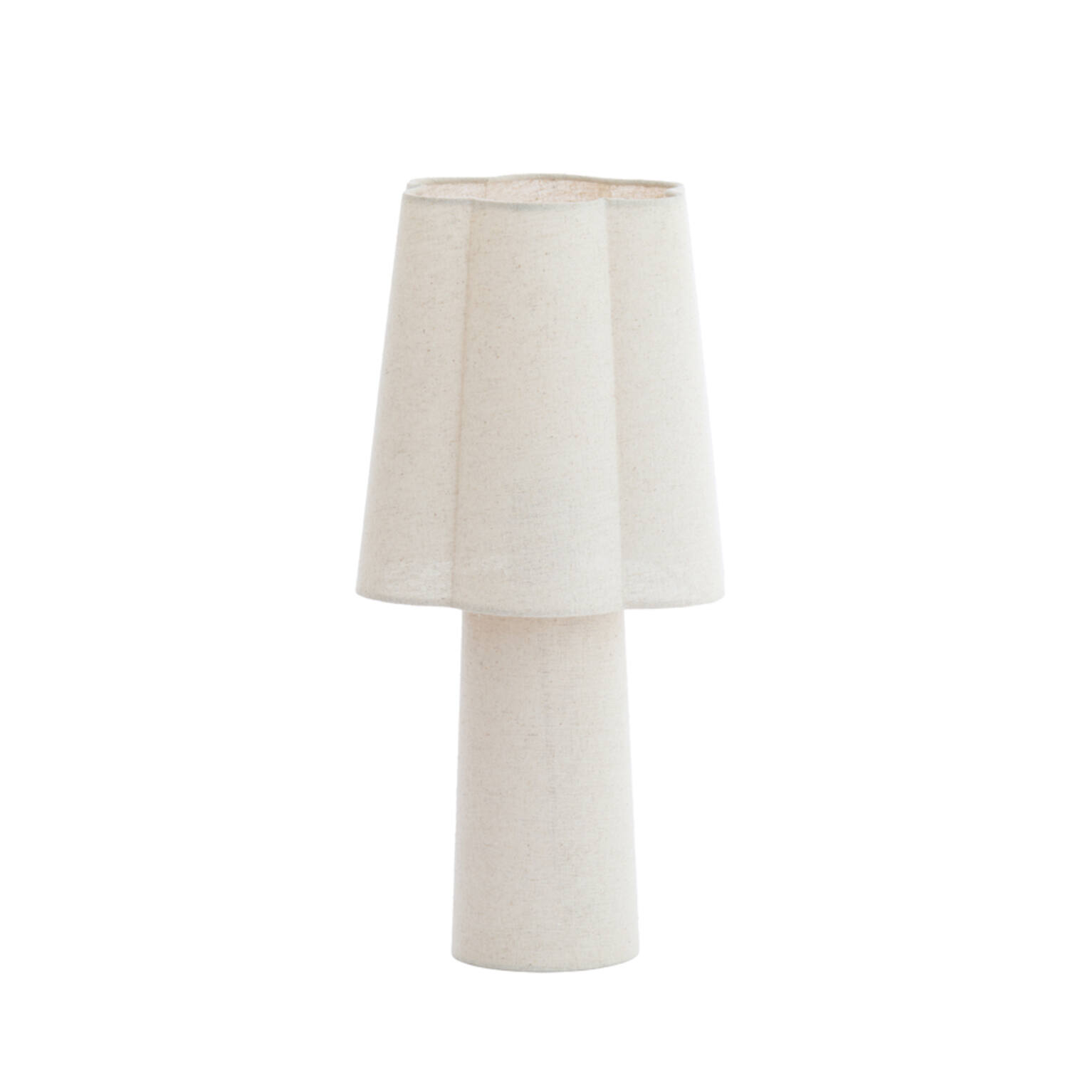 Table lamp Ø25x50 cm MUSABY linen white