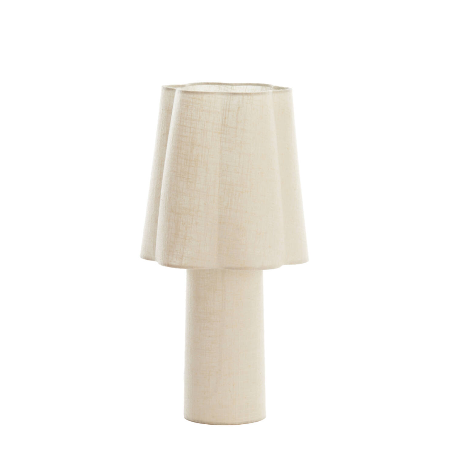 Tafellamp Ø25x50 cm MUSABY linnen naturel