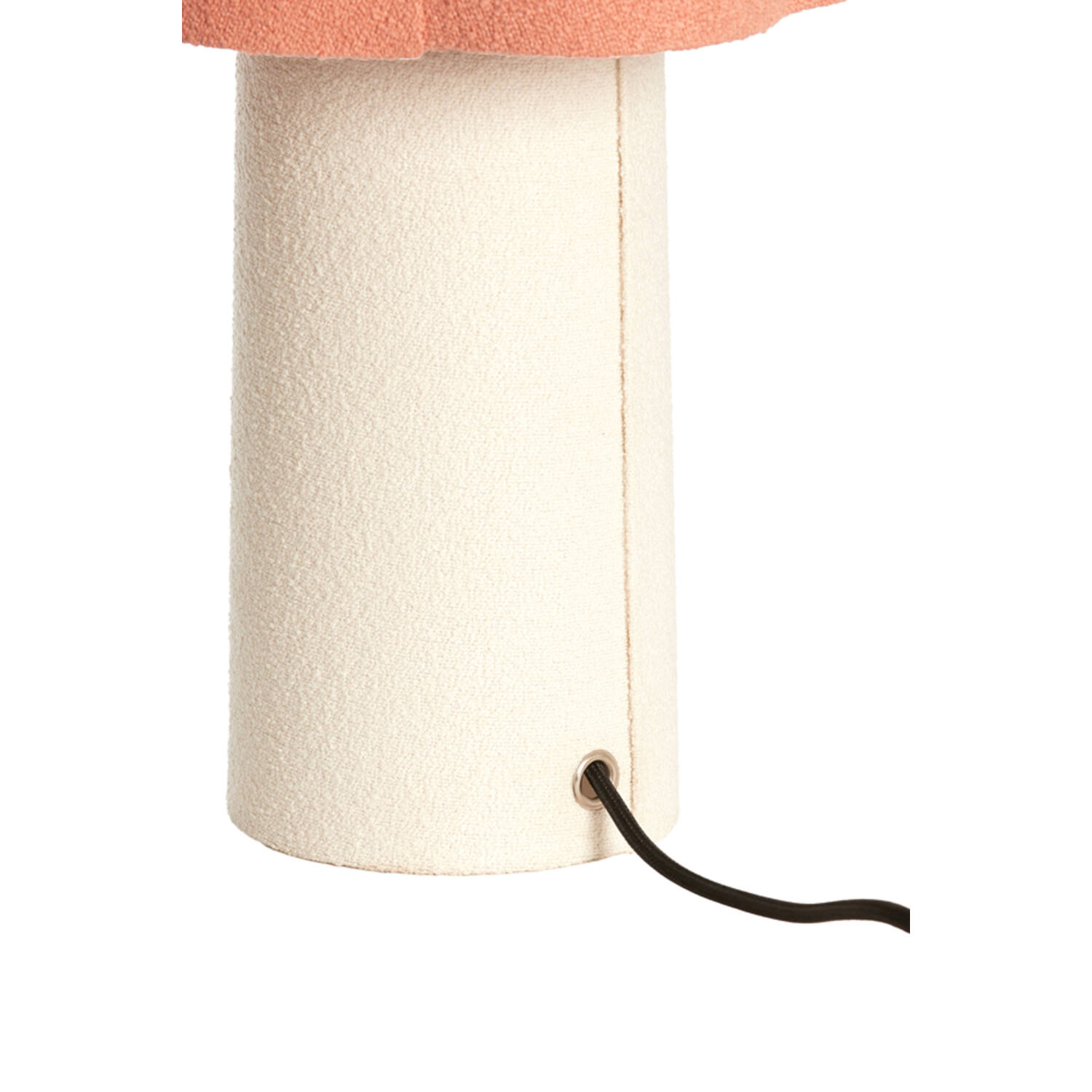 Tafellamp Ø25x50 cm MUSABY wit+roze