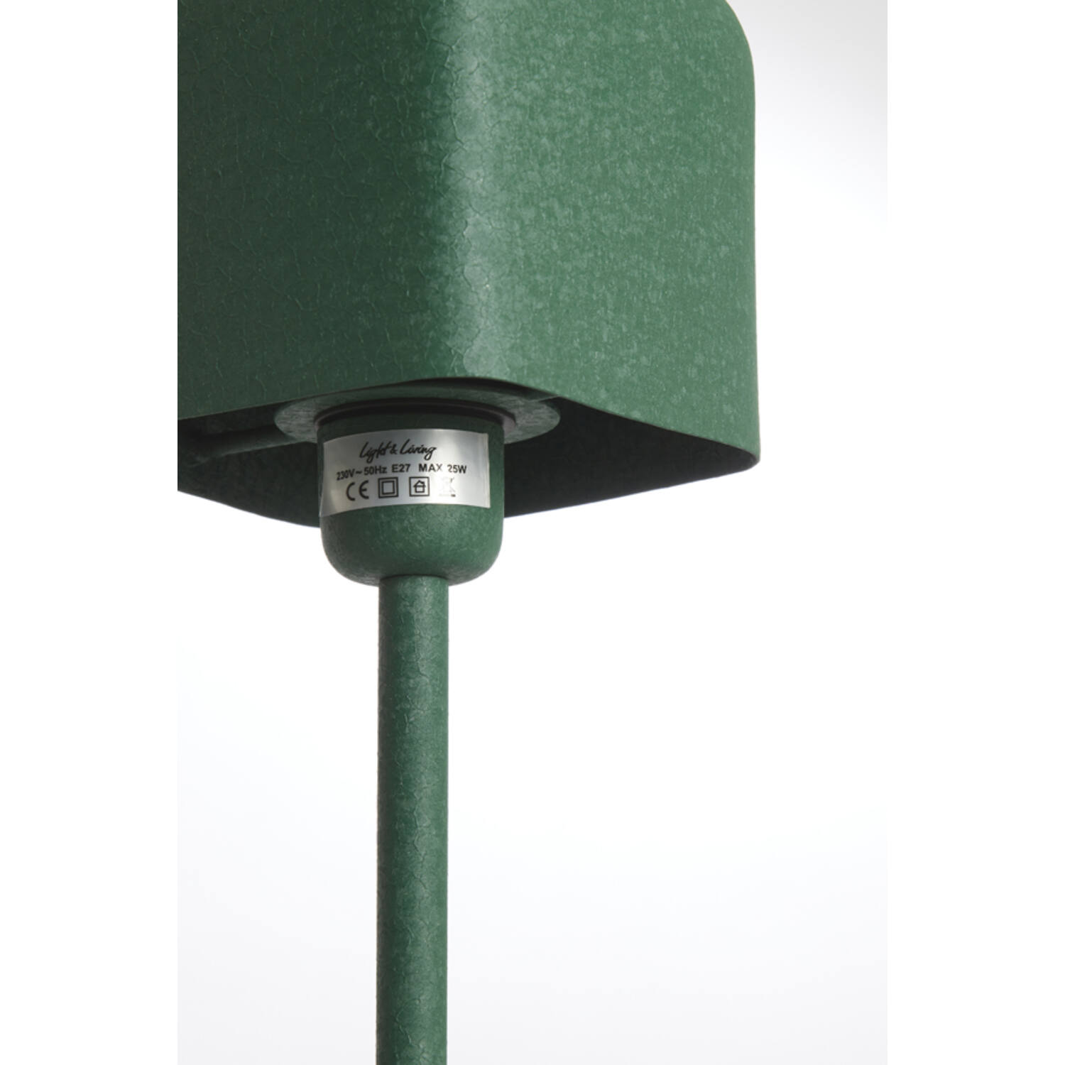 Tafellamp 13x13x36 cm ELENIE mat donker groen