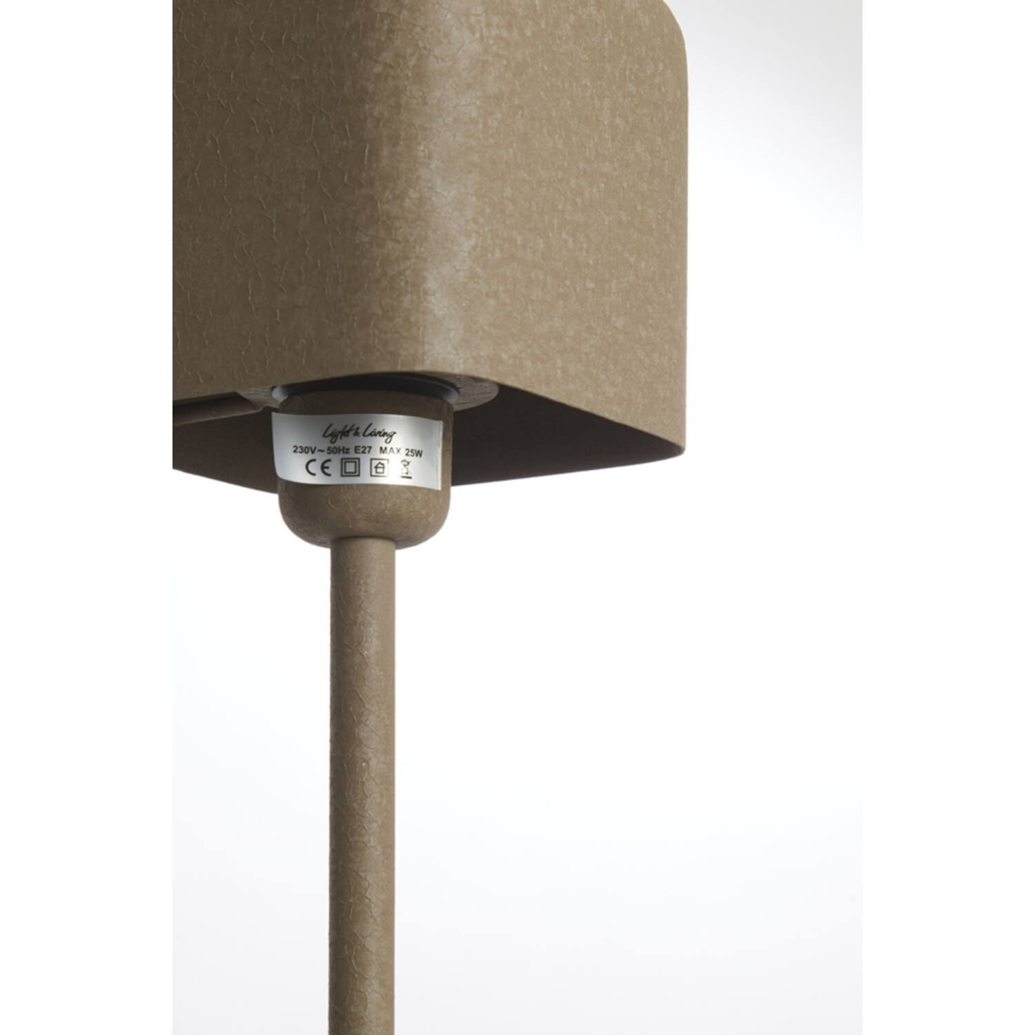 Table lamp 13x13x36 cm ELENIE matt dark brown