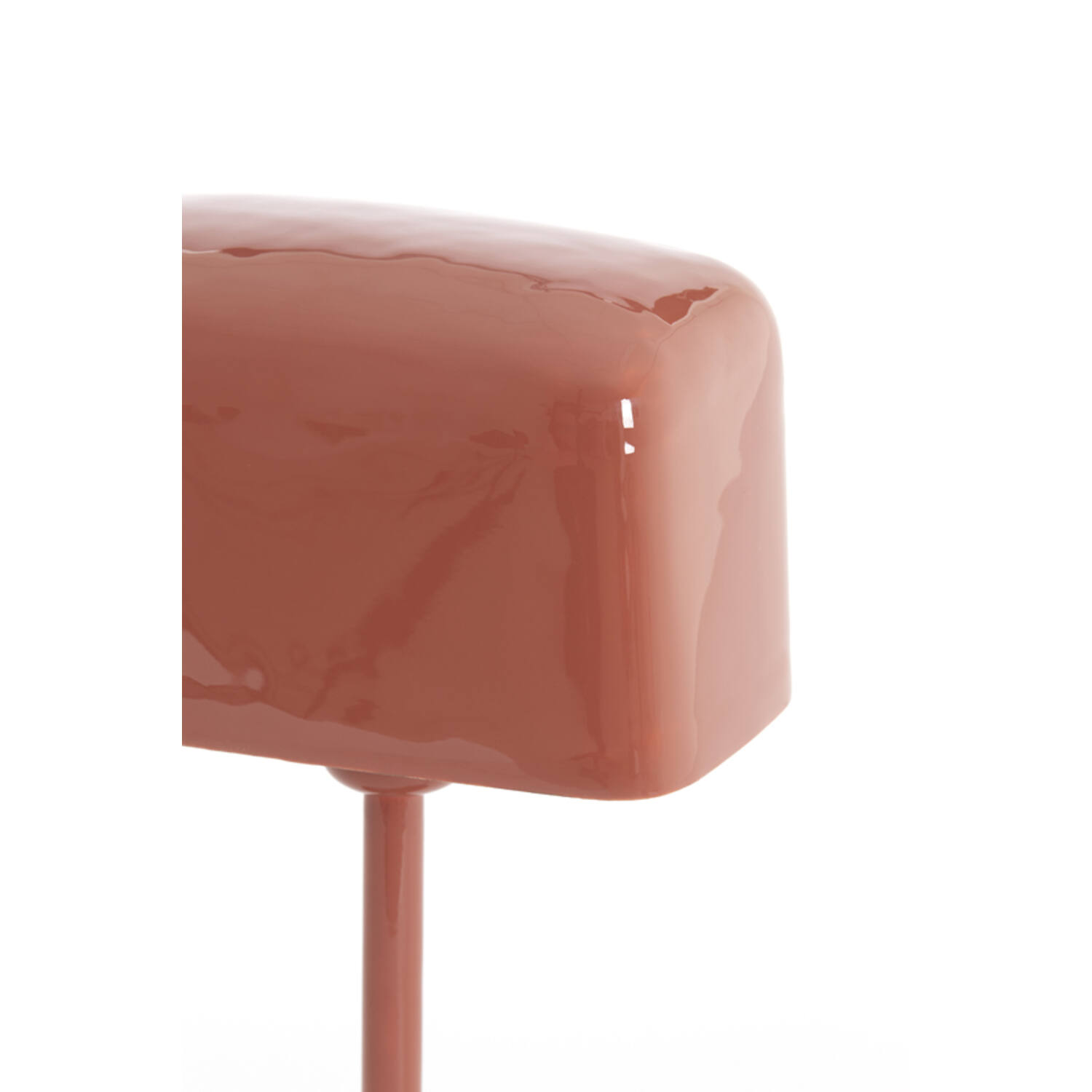 Table lamp 20x10x36 cm ELENIE shiny dark coral