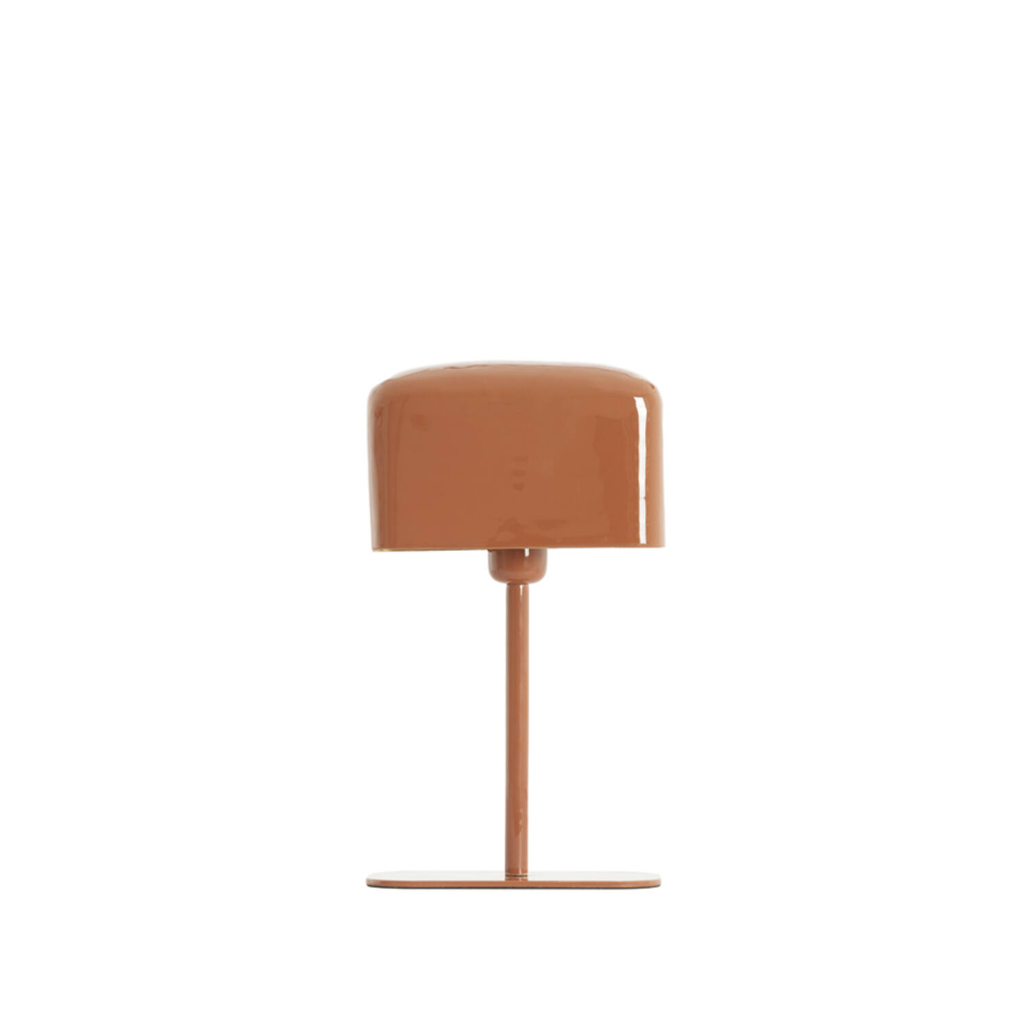Table lamp 20x10x36 cm ELENIE shiny dark orange