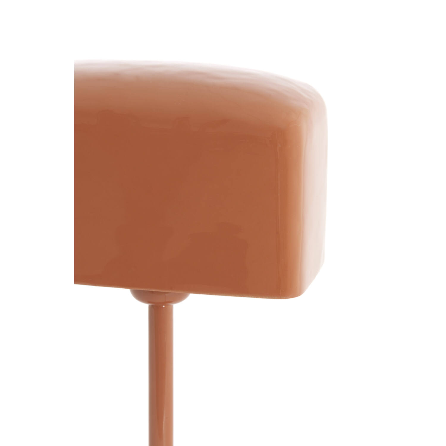 Table lamp 20x10x36 cm ELENIE shiny dark orange