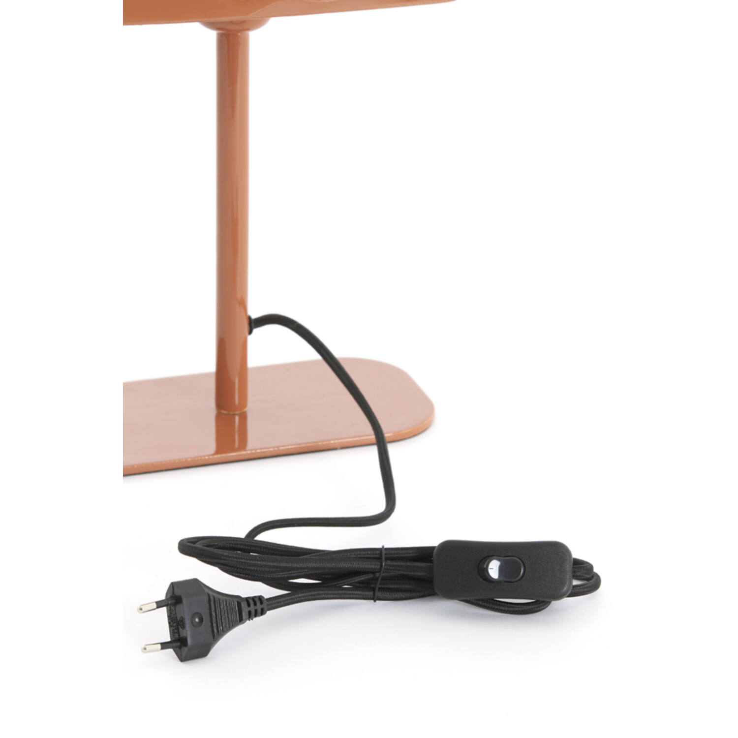 Table lamp 20x10x36 cm ELENIE shiny dark orange