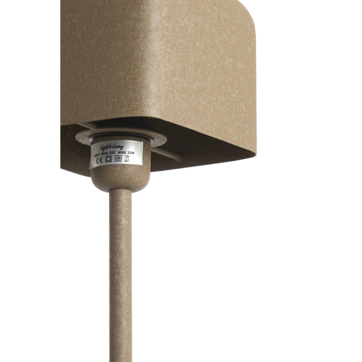 Table lamp 15x15x46 cm ELENIE matt dark brown