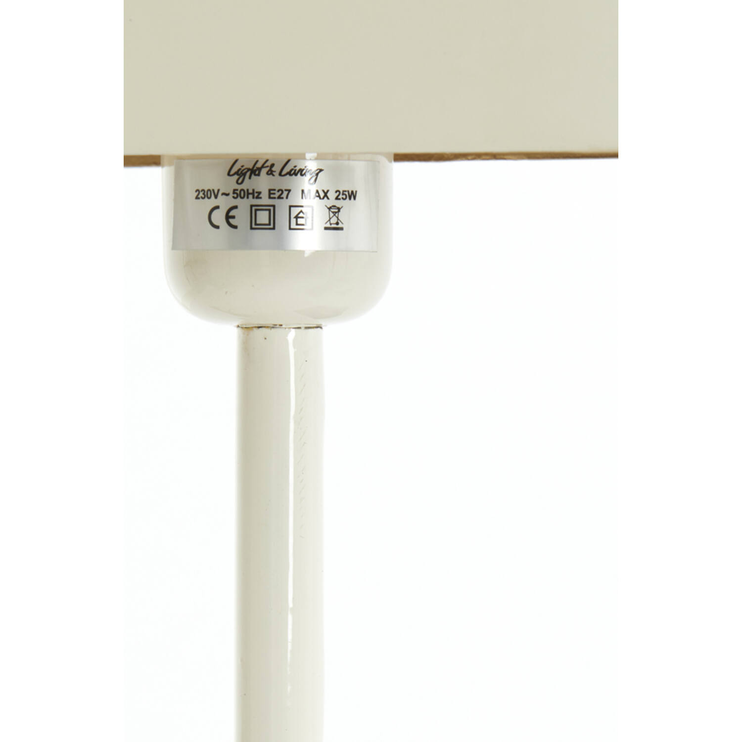 Table lamp 25x13x48 cm ELENIE shiny cream