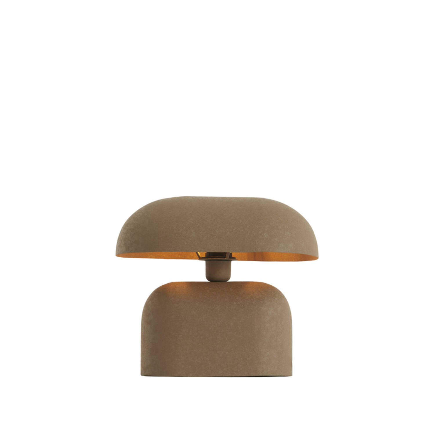 Tafellamp 34x21x30 cm TODD mat donker bruin