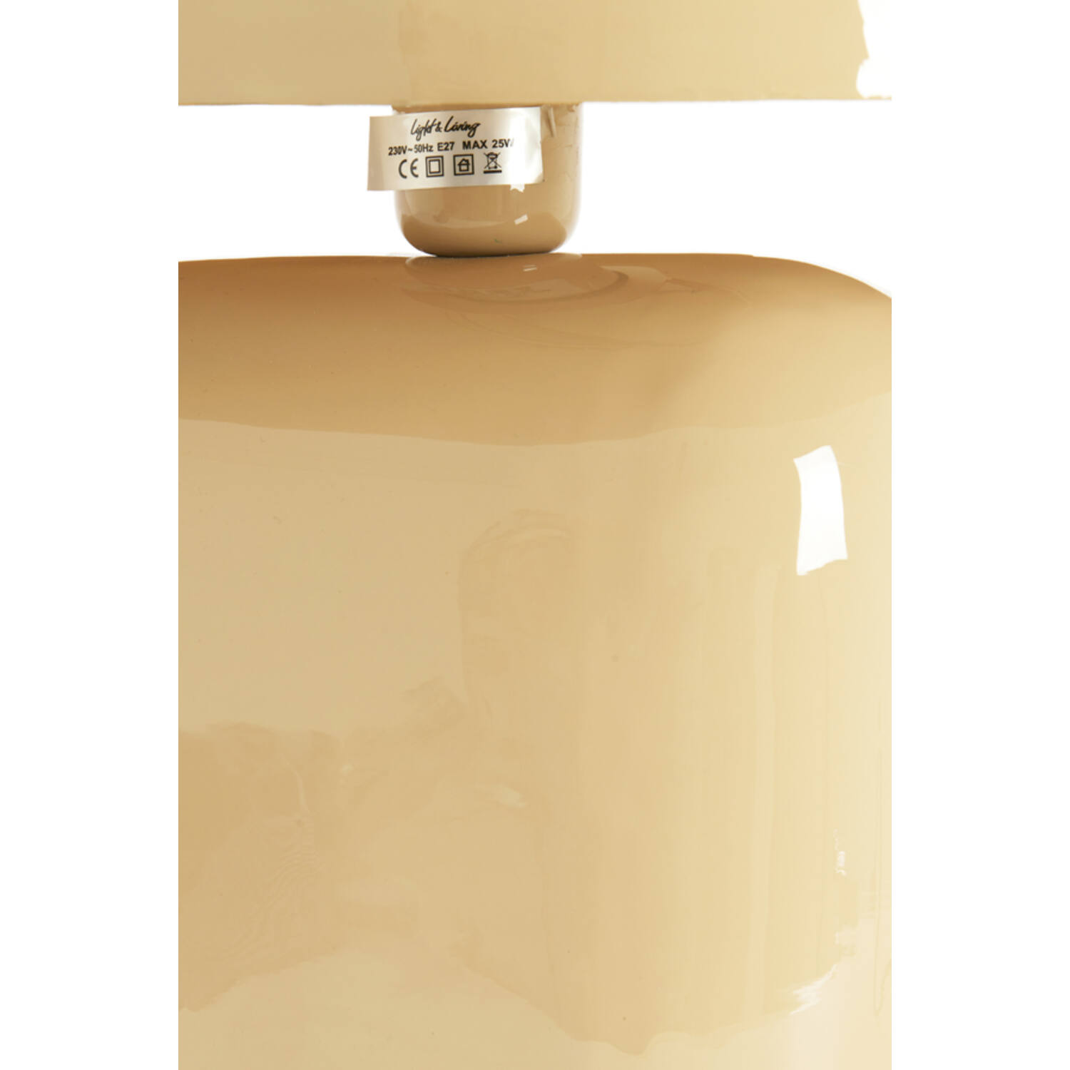 Table lamp 37x26x37 cm TODD shiny sand