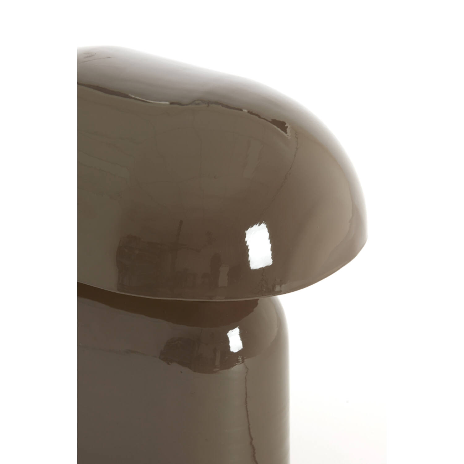 Table lamp 37x26x37 cm TODD shiny dark brown