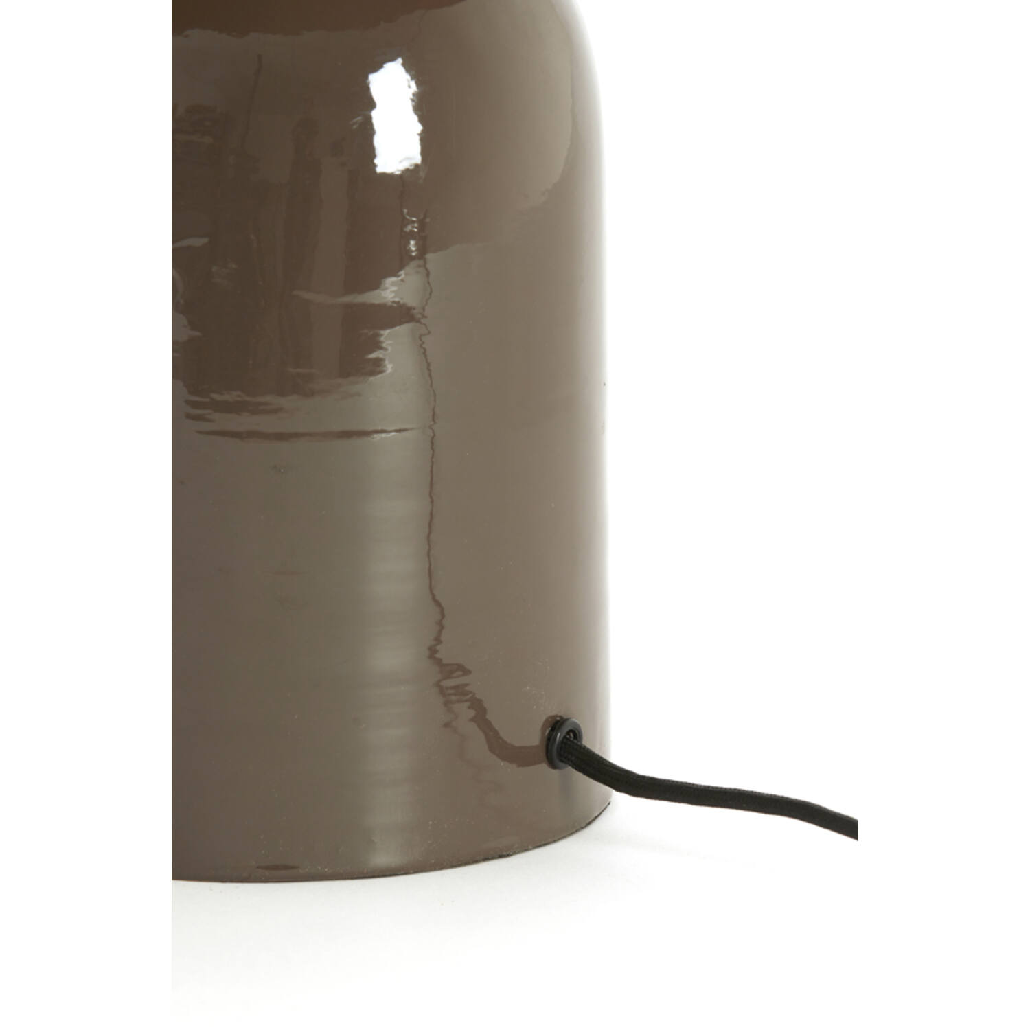 Table lamp 37x26x37 cm TODD shiny dark brown