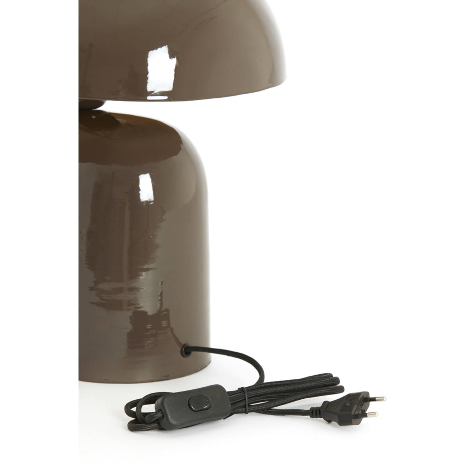 Table lamp 37x26x37 cm TODD shiny dark brown