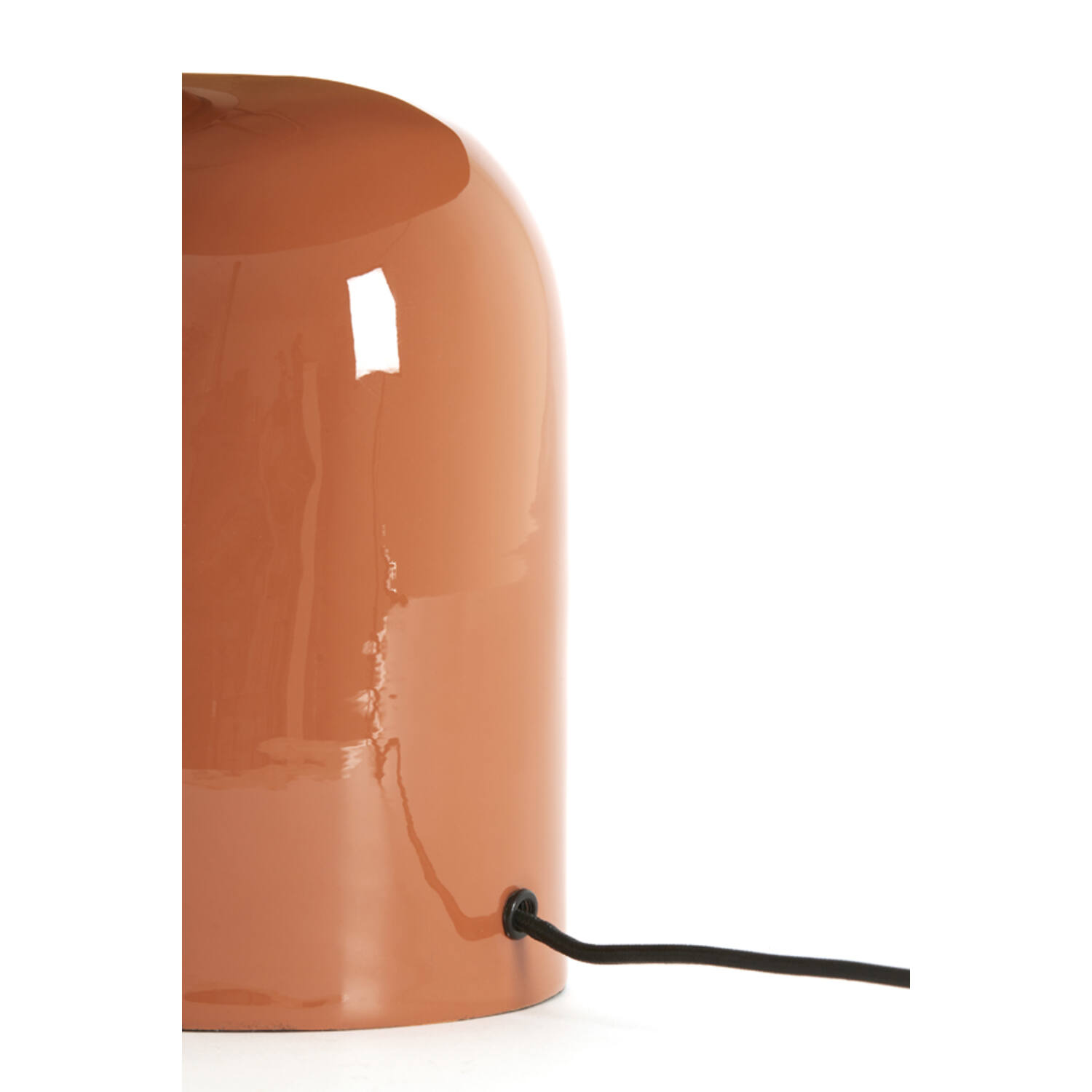 Table lamp 37x26x37 cm TODD shiny dark orange