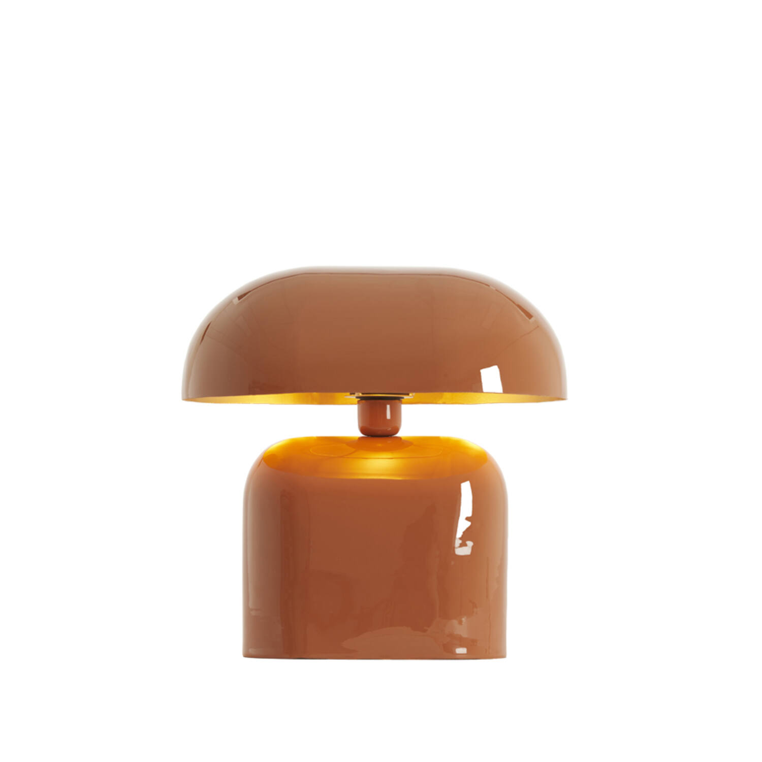 Table lamp 37x26x37 cm TODD shiny dark orange